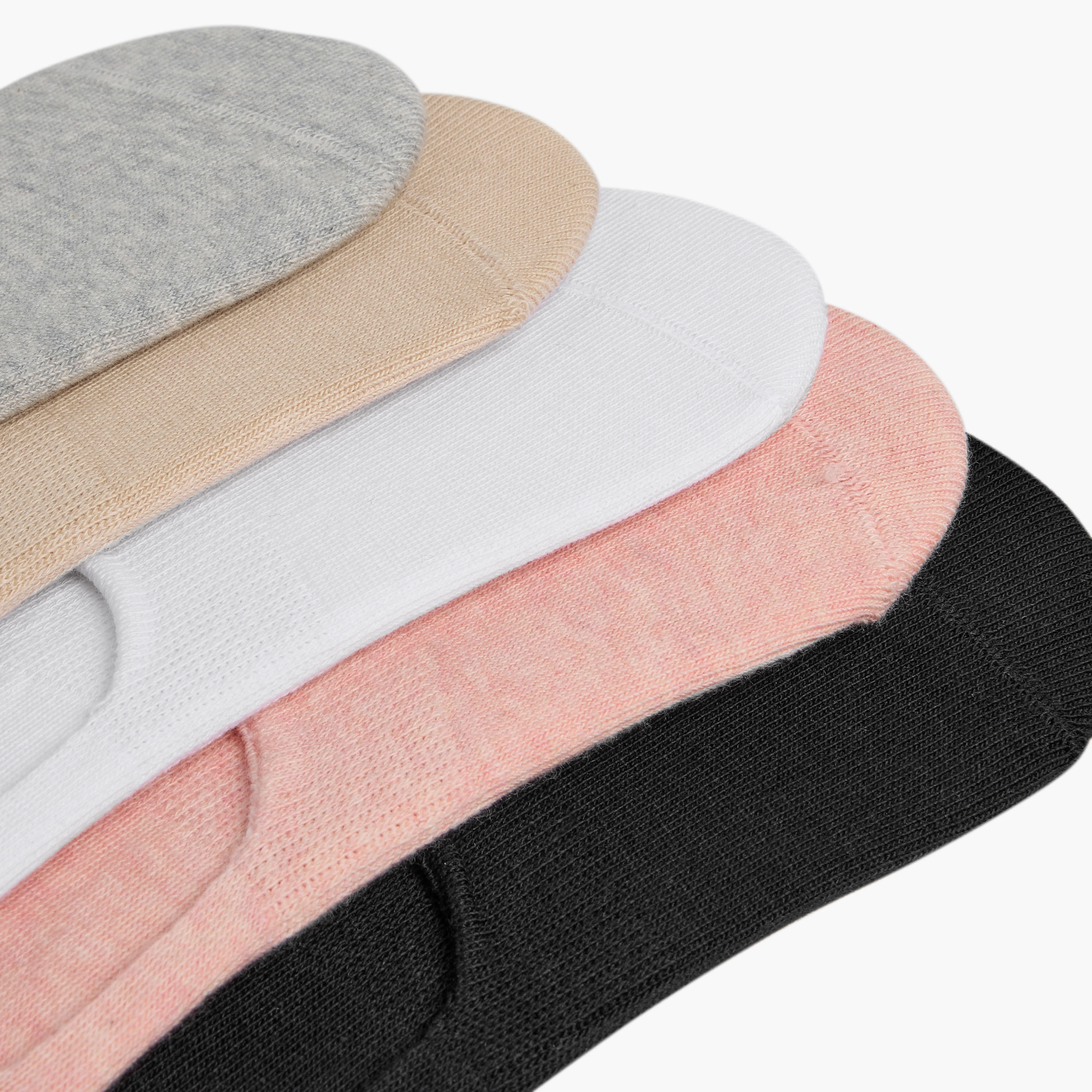 Flora Bella Pack of 5 No Show Socks-women-socksandstockings-image-3