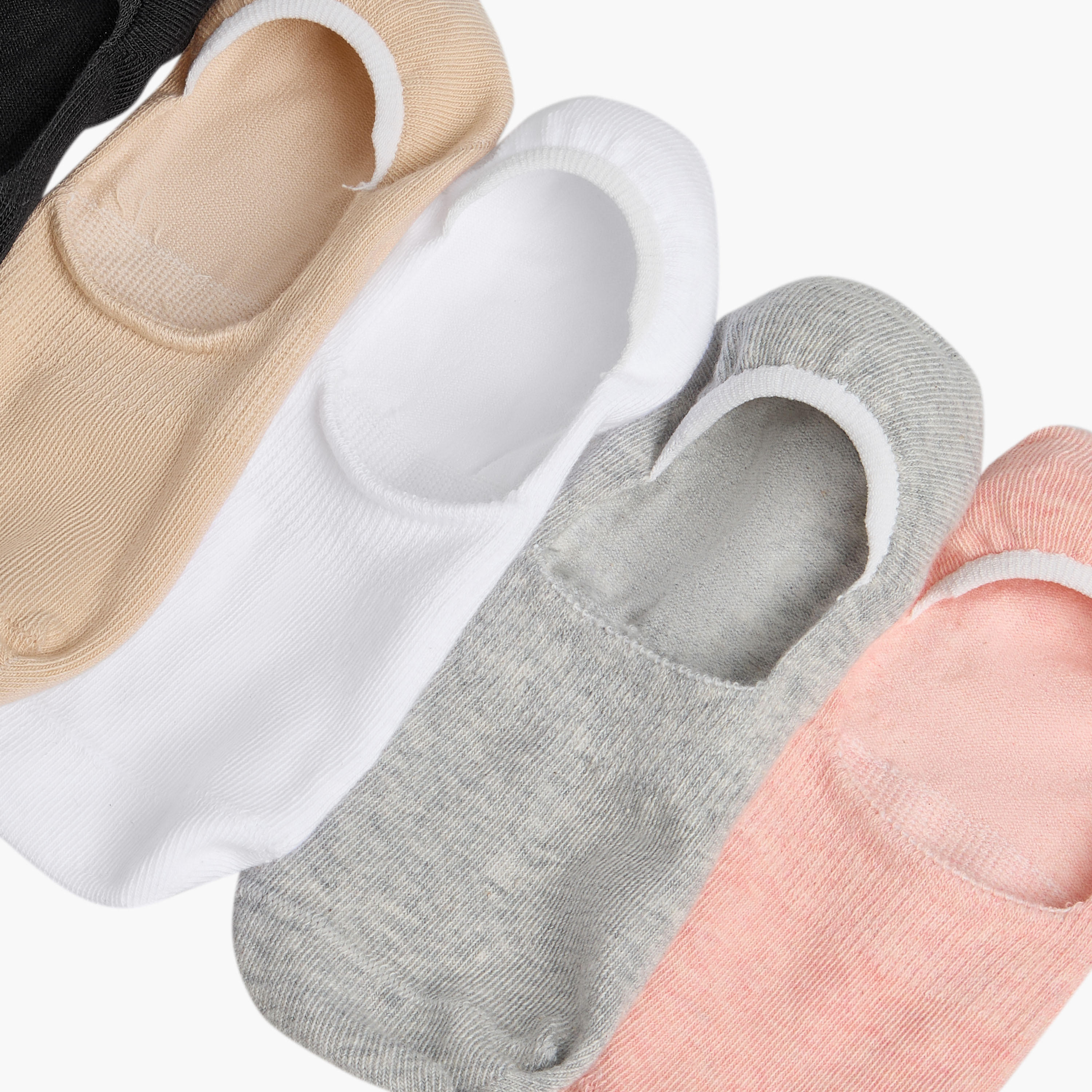 Flora Bella Pack of 5 No Show Socks-women-socksandstockings-image-4