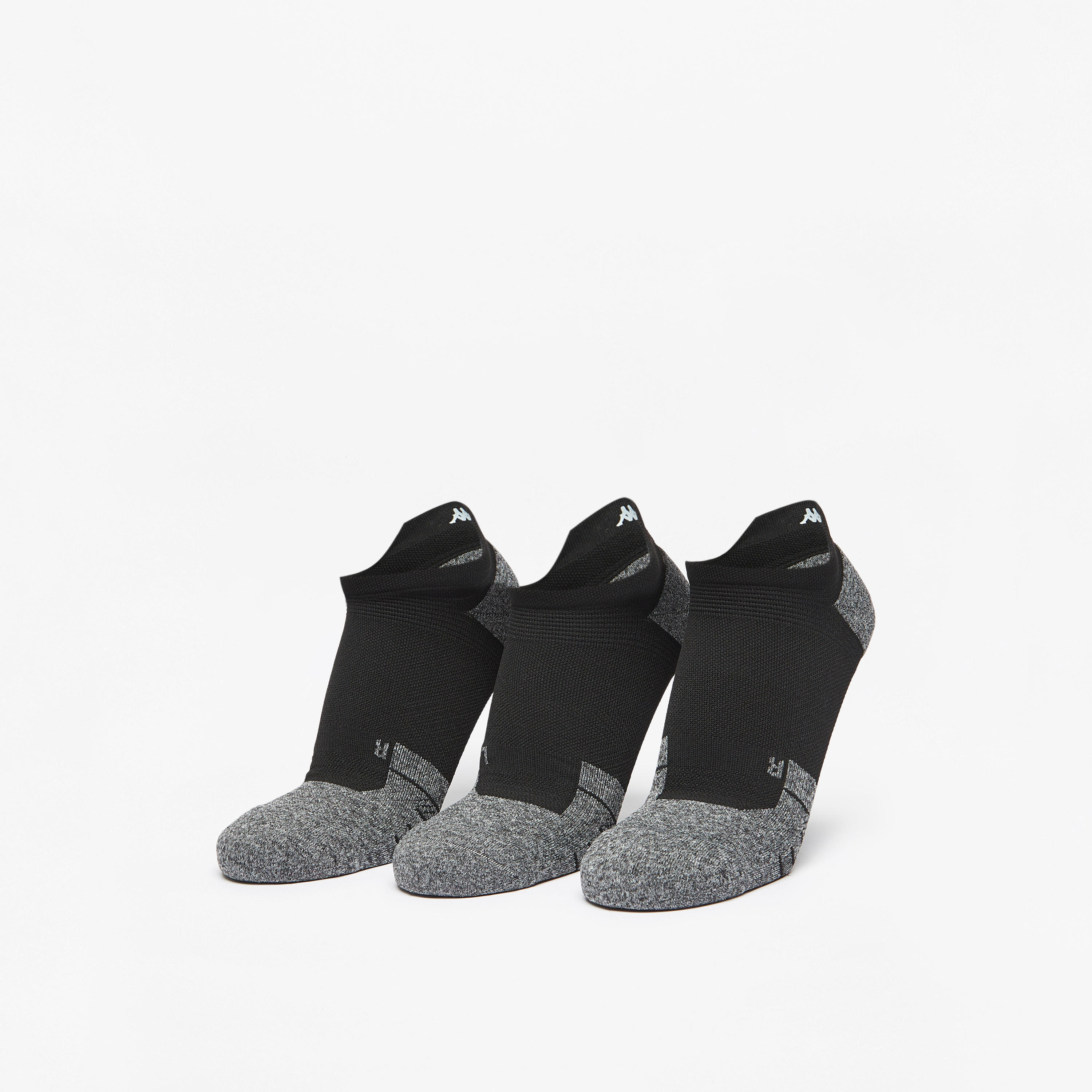 Kappa Logo Detail Ankle Length Performance Cushioned Socks - Set of 3-men-socks-image-1