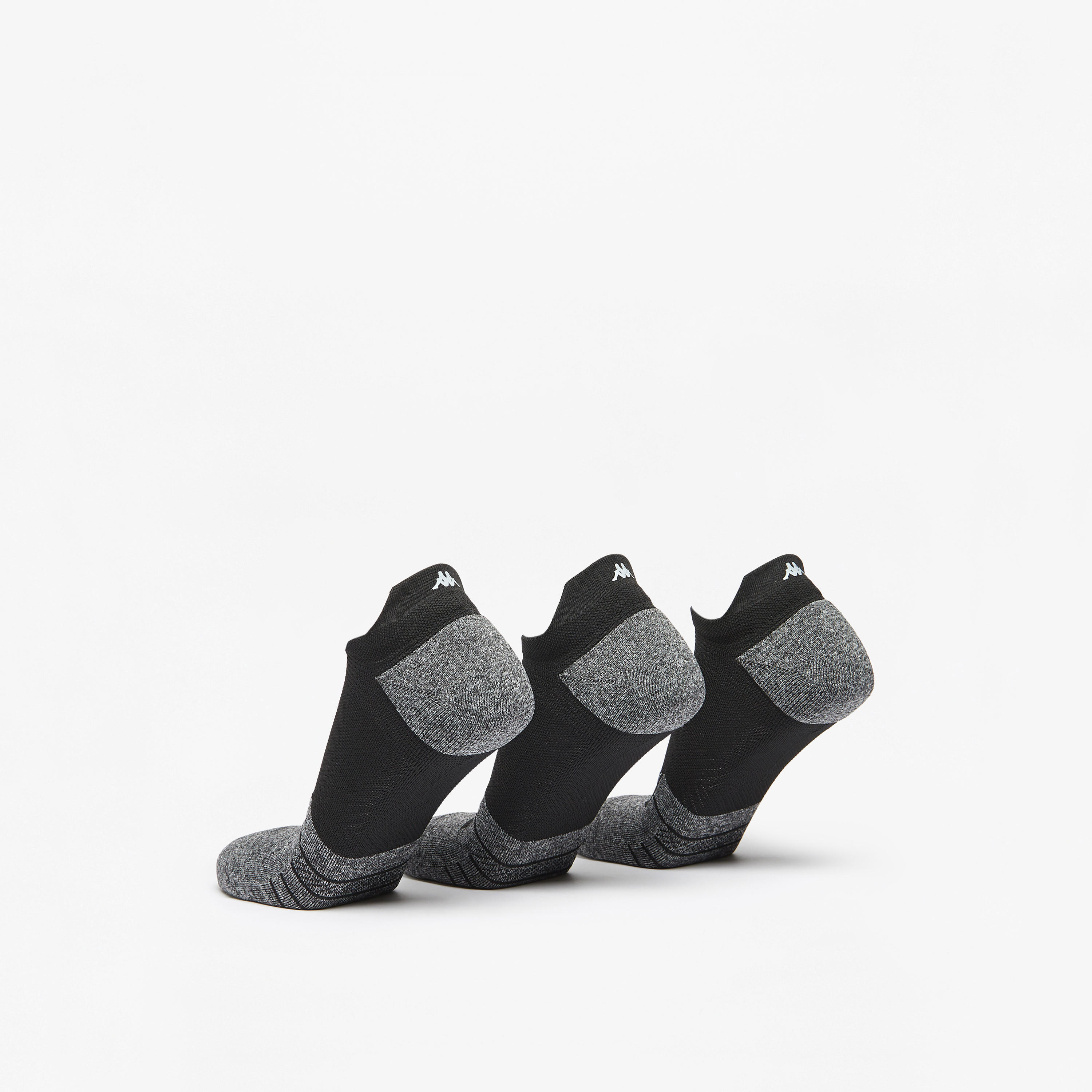 Kappa Logo Detail Ankle Length Performance Cushioned Socks - Set of 3-men-socks-image-3