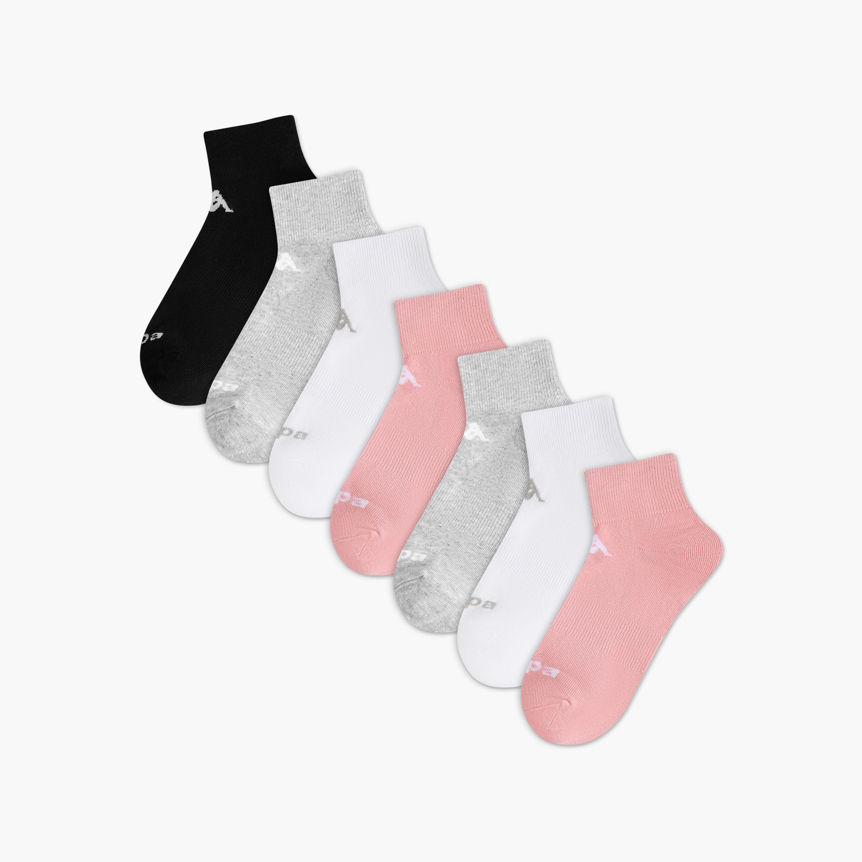 Kappa Pack of 7 Ankle Length Cotton Sports Socks-women-socksandstockings-image-1