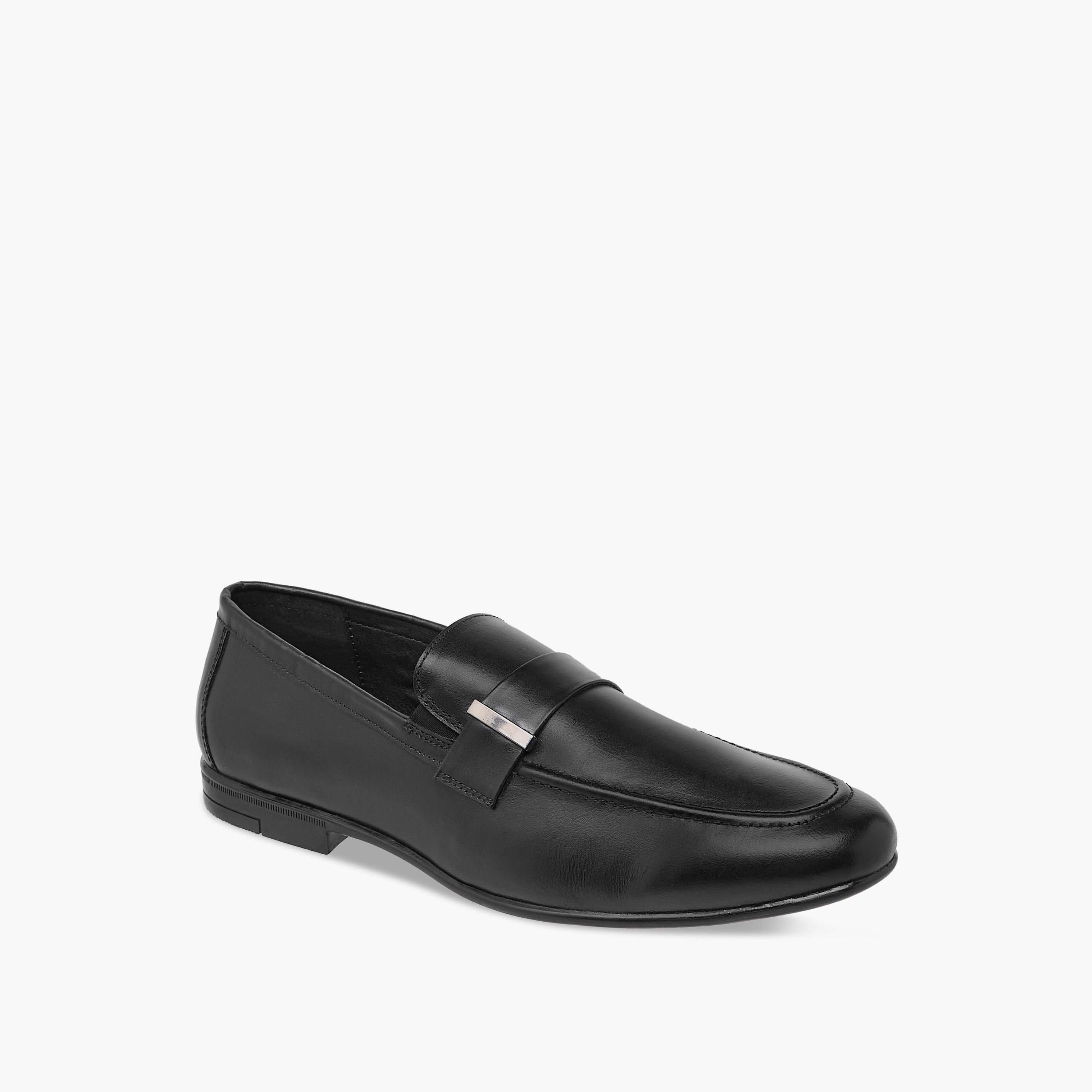 LBL by Shoexpress Solid Slip-On Loafers-men-shoes-formalshoes-image-2