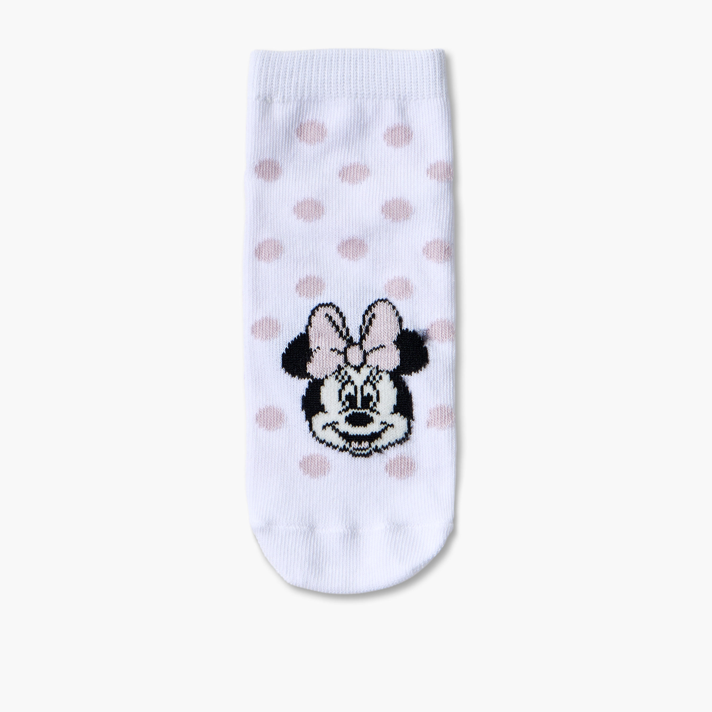 Pack of 5 Disney Ankle Length Girls Socks with Minnie Mouse Print-girls-accessories-socks-image-2