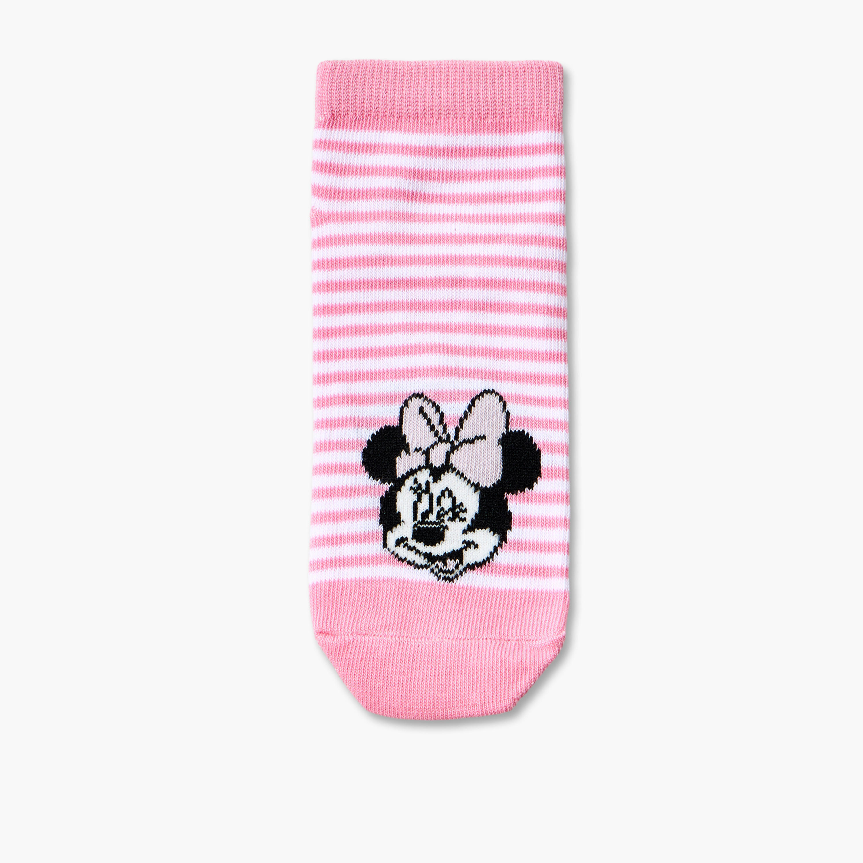 Pack of 5 Disney Ankle Length Girls Socks with Minnie Mouse Print-girls-accessories-socks-image-3