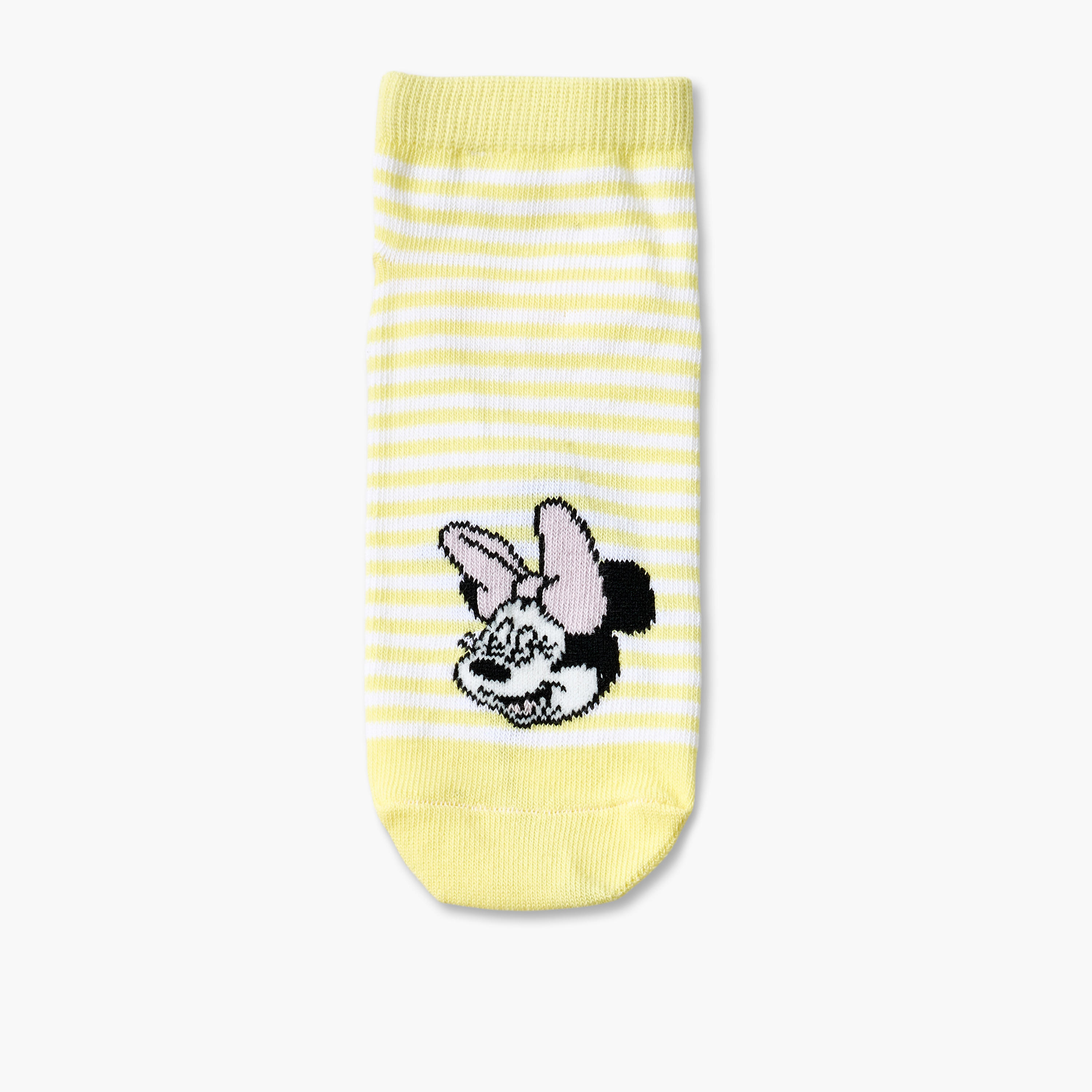 Pack of 5 Disney Ankle Length Girls Socks with Minnie Mouse Print-girls-accessories-socks-image-4
