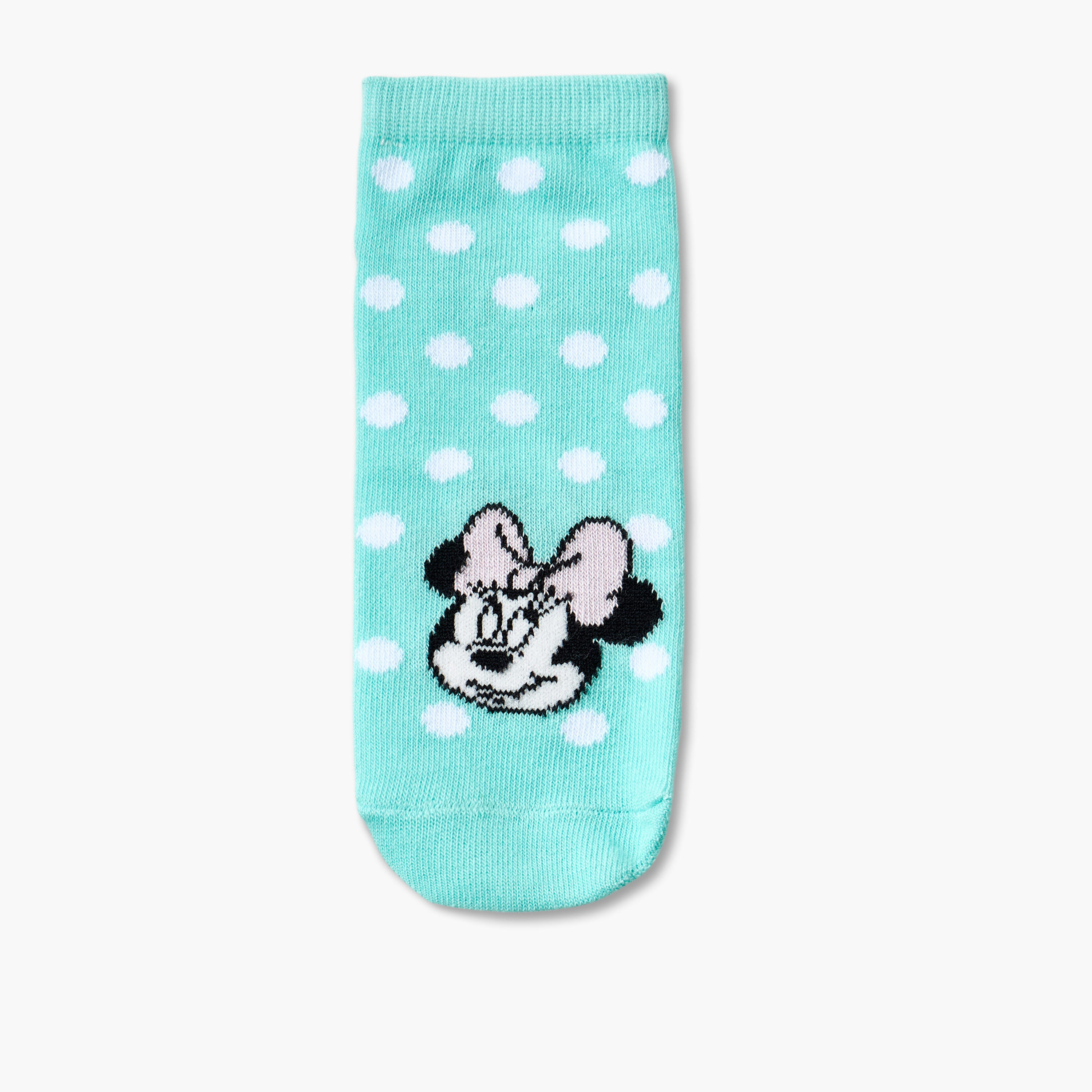 Pack of 5 Disney Ankle Length Girls Socks with Minnie Mouse Print-girls-accessories-socks-image-5