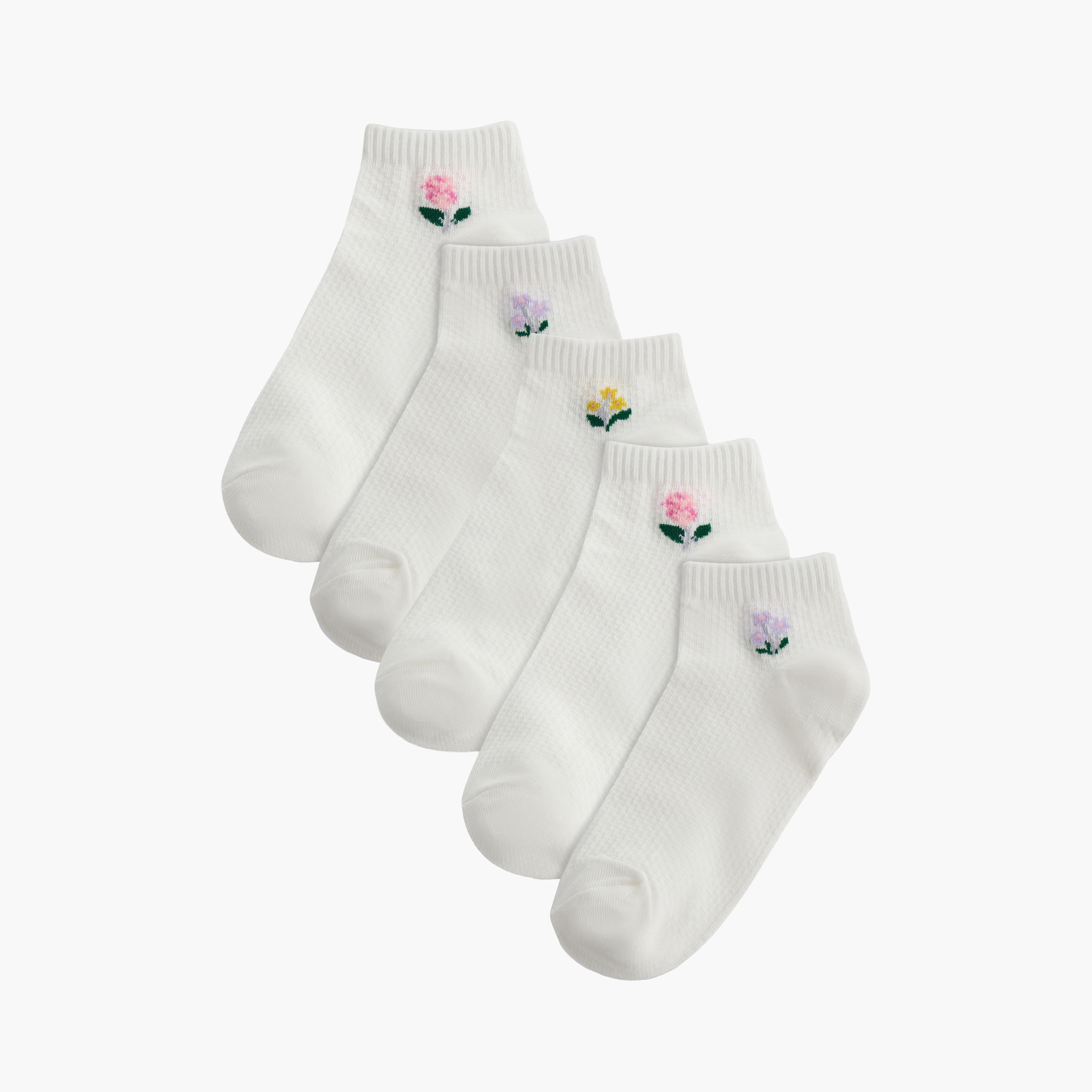 Celeste Pack of 5 Ankle Length Cotton Socks-women-socksandstockings-image-1