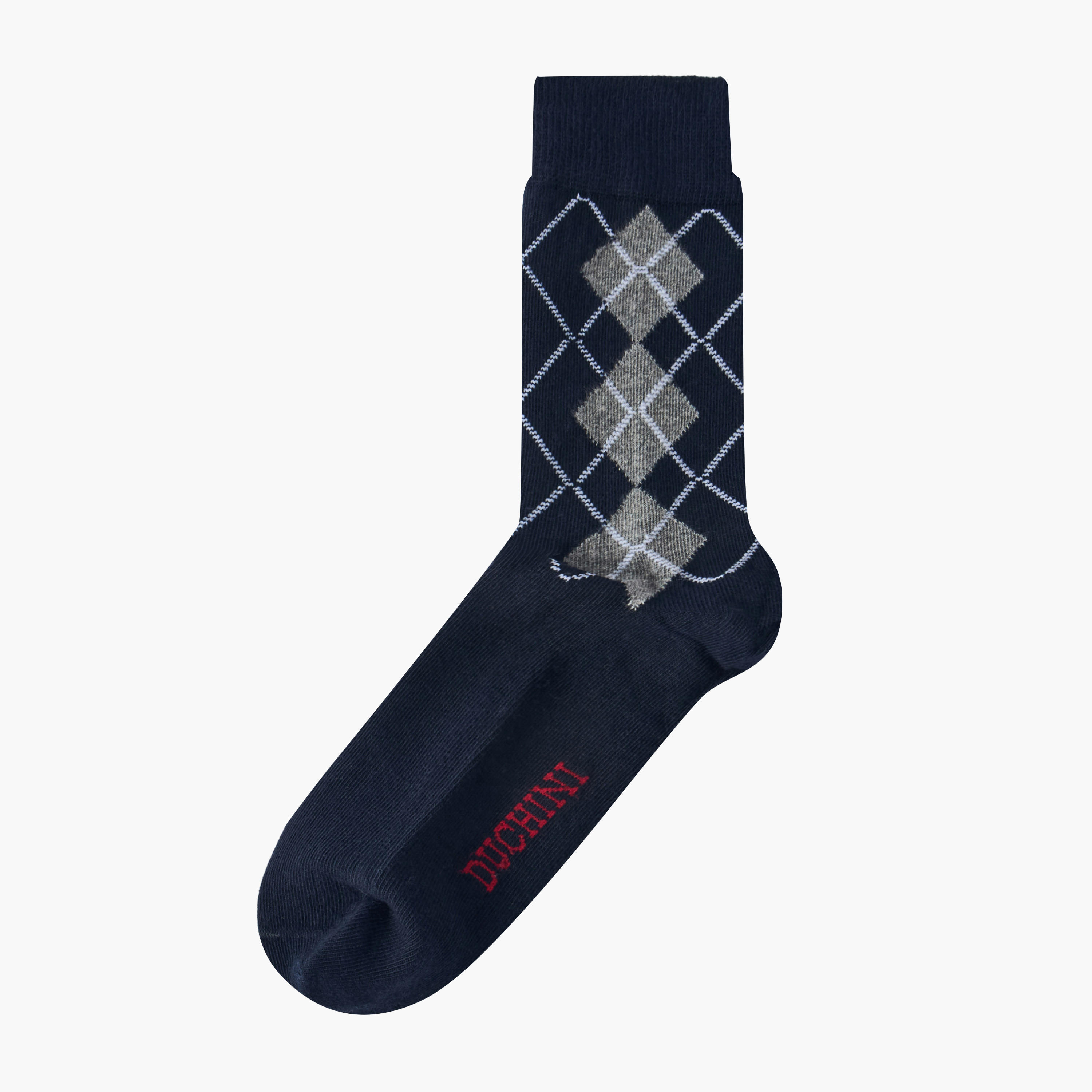 Duchini Pack of 5 Crew Length Cotton Socks-women-socksandstockings-image-2