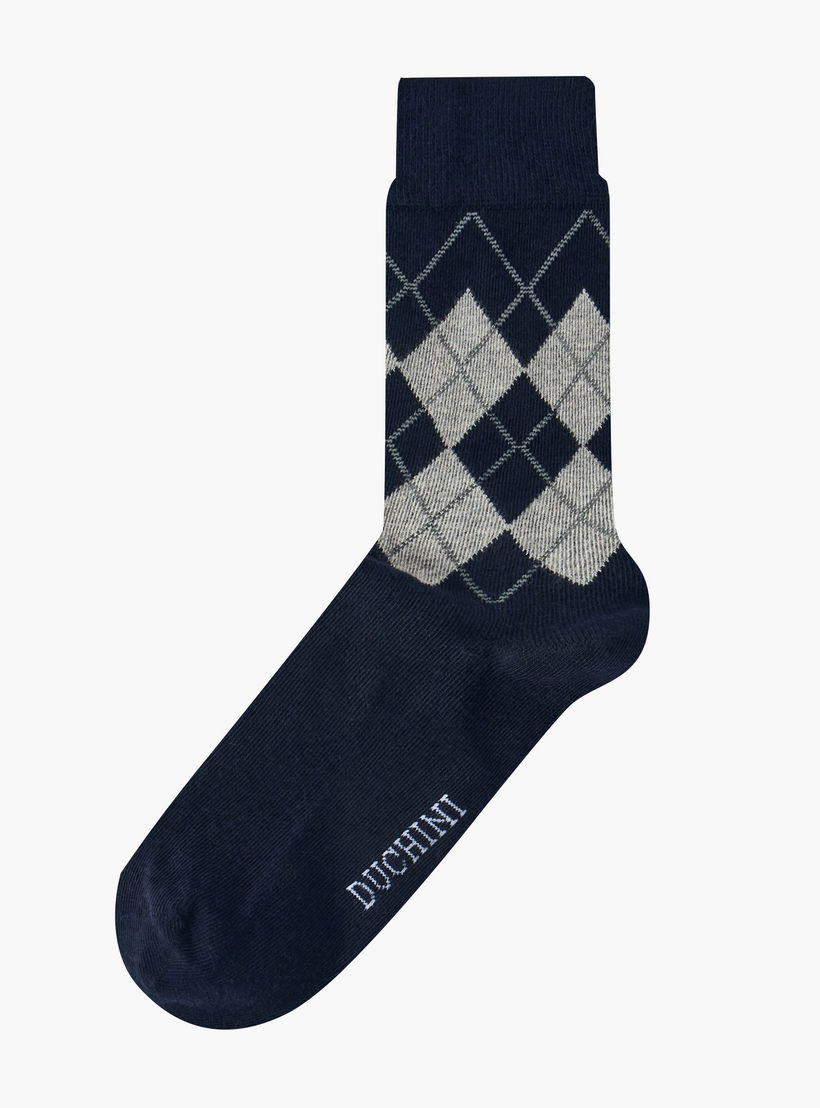 Duchini Pack of 5 Crew Length Cotton Socks-women-socksandstockings-image-3