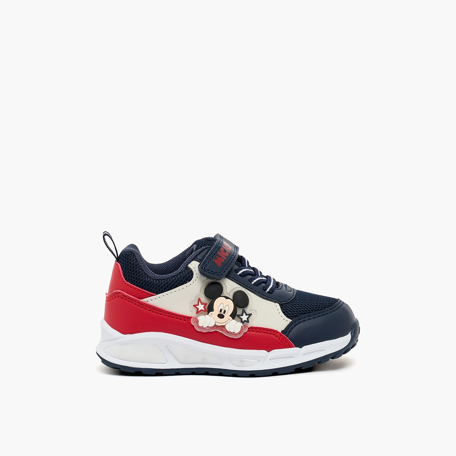 Disney Boys Mickey Mouse Applique Light-Up Ankle Sneakers-boys-shoes-sneakers-image-3