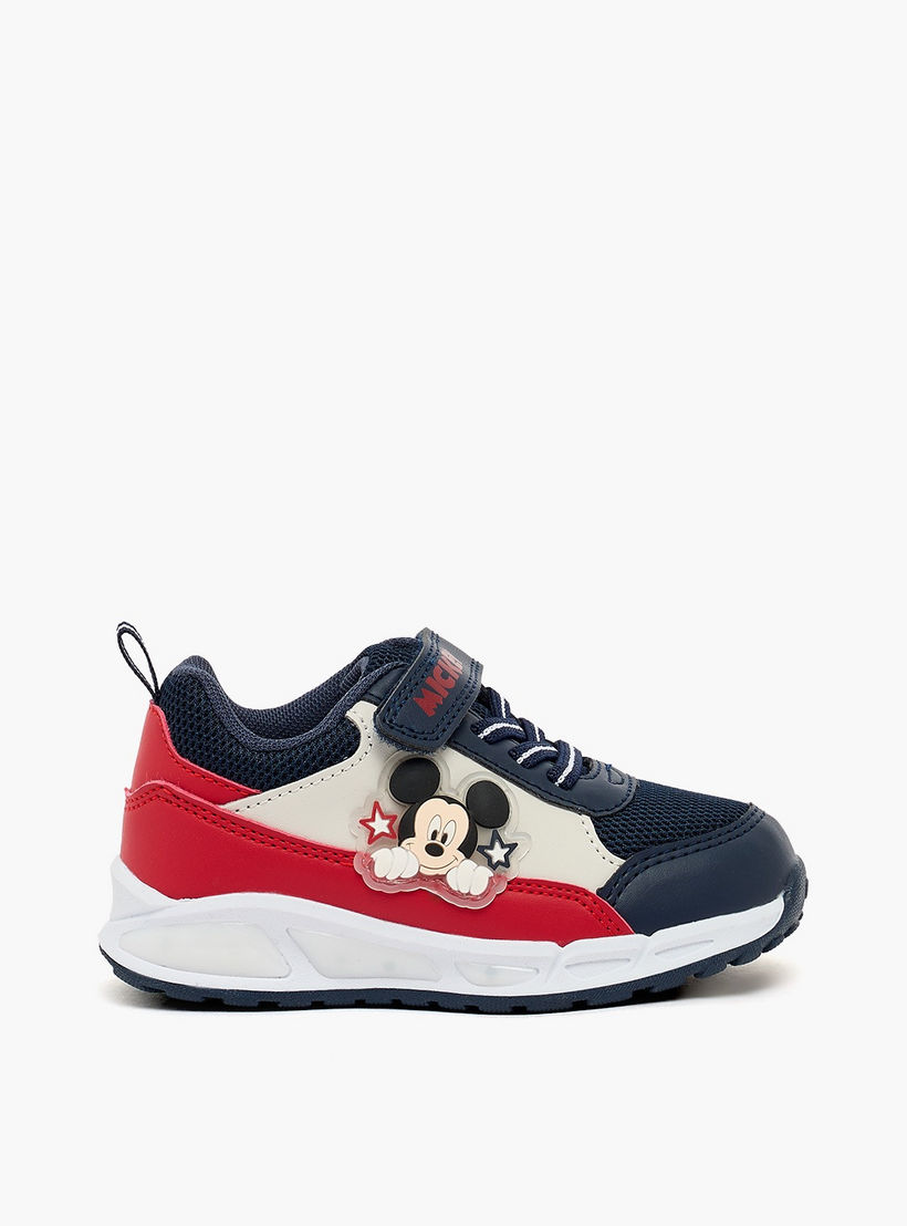 Disney Boys Mickey Mouse Applique Light-Up Ankle Sneakers-boys-shoes-sneakers-image-3