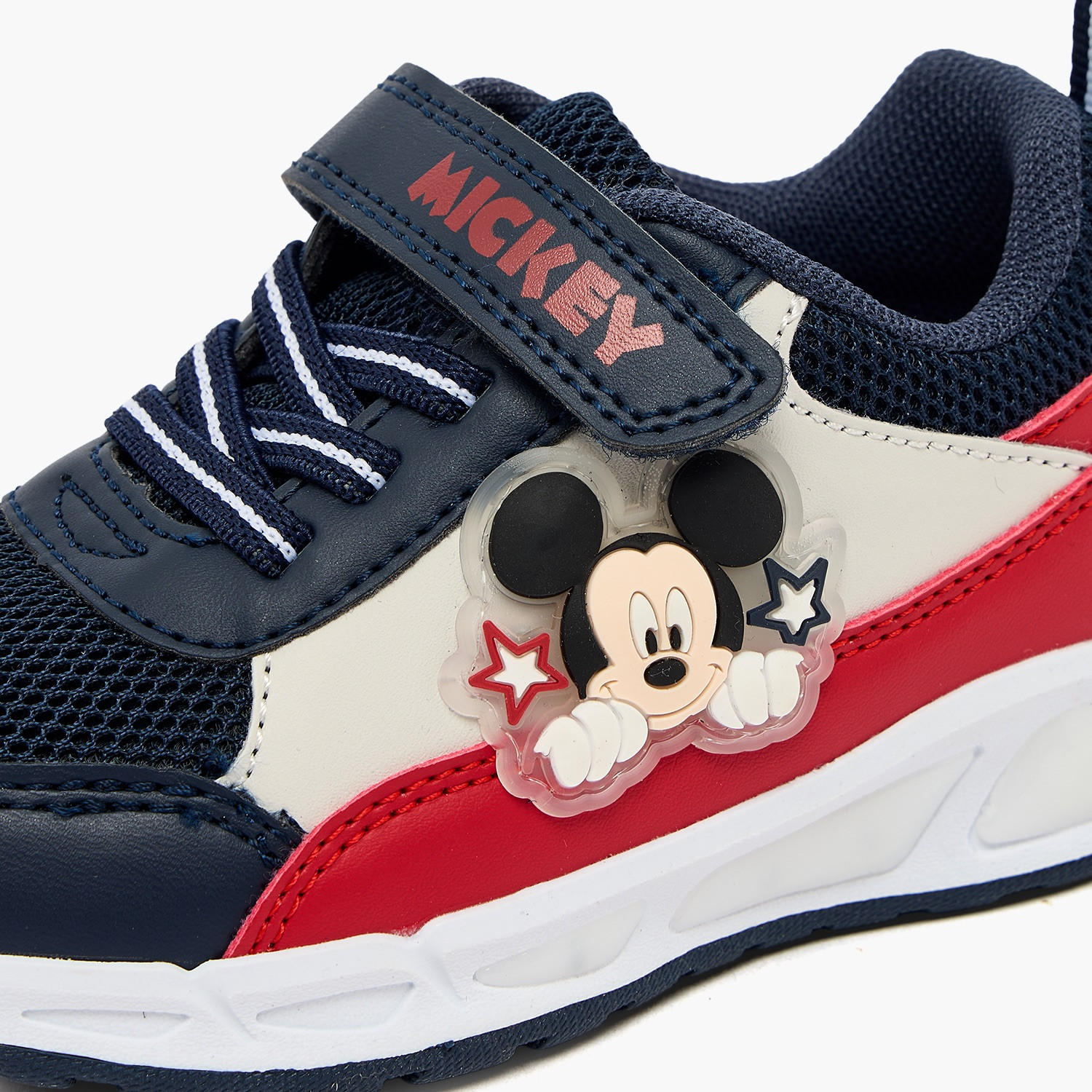 Disney Boys Mickey Mouse Applique Light-Up Ankle Sneakers-boys-shoes-sneakers-image-4