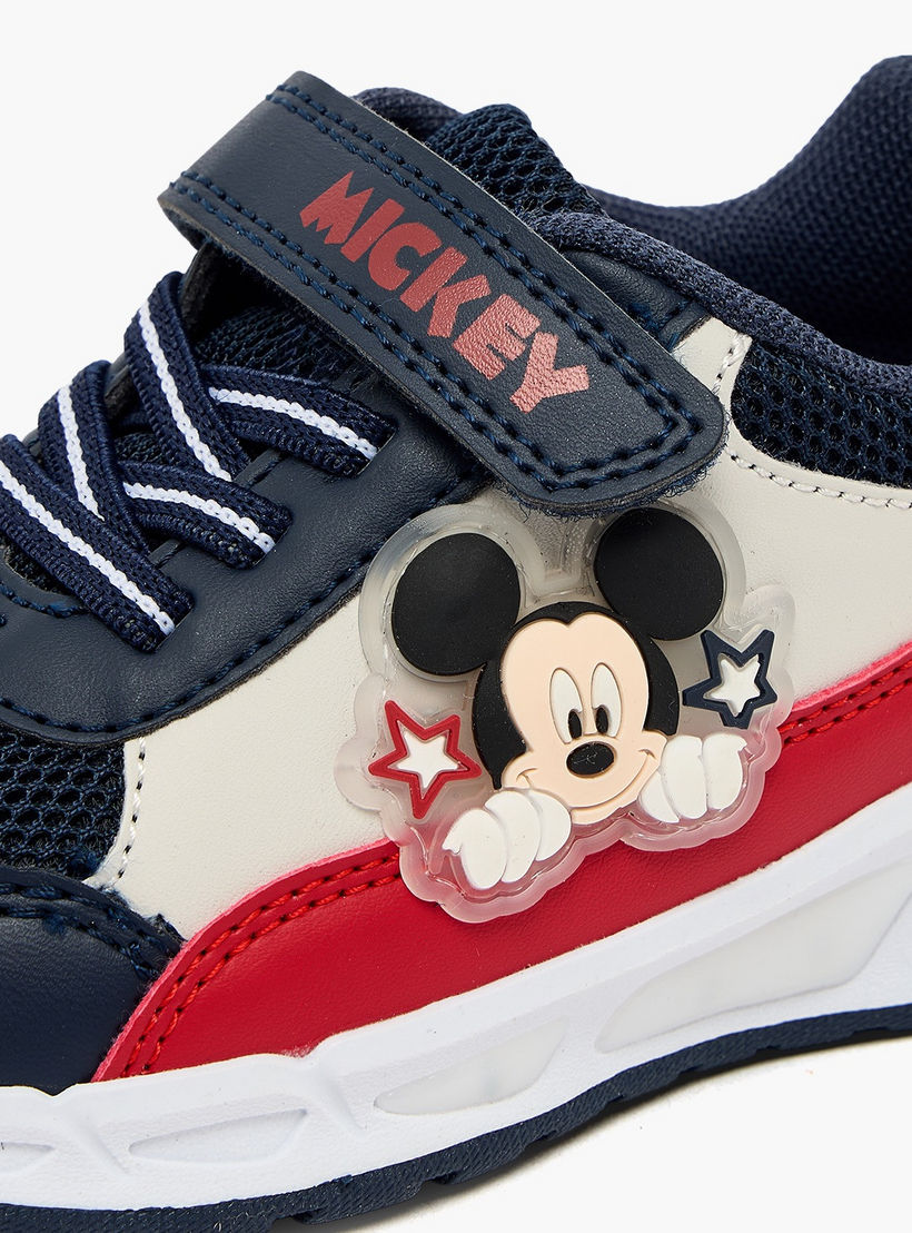 Disney Boys Mickey Mouse Applique Light-Up Ankle Sneakers-boys-shoes-sneakers-image-4