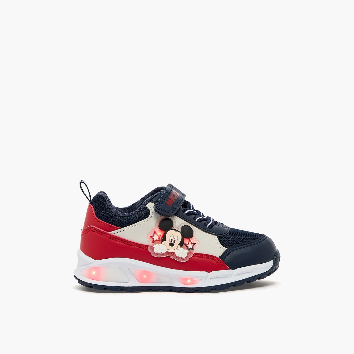 Disney Boys Mickey Mouse Applique Light-Up Ankle Sneakers-boys-shoes-sneakers-image-6