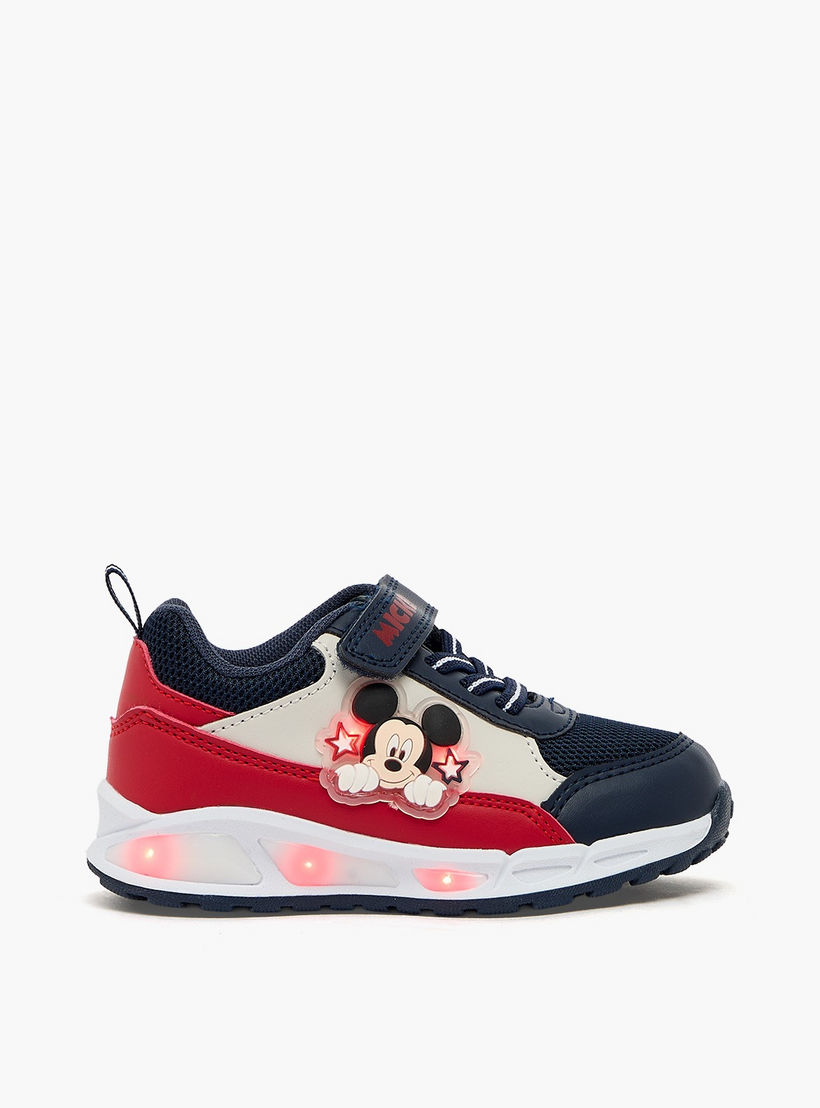 Disney Boys Mickey Mouse Applique Light-Up Ankle Sneakers-boys-shoes-sneakers-image-6