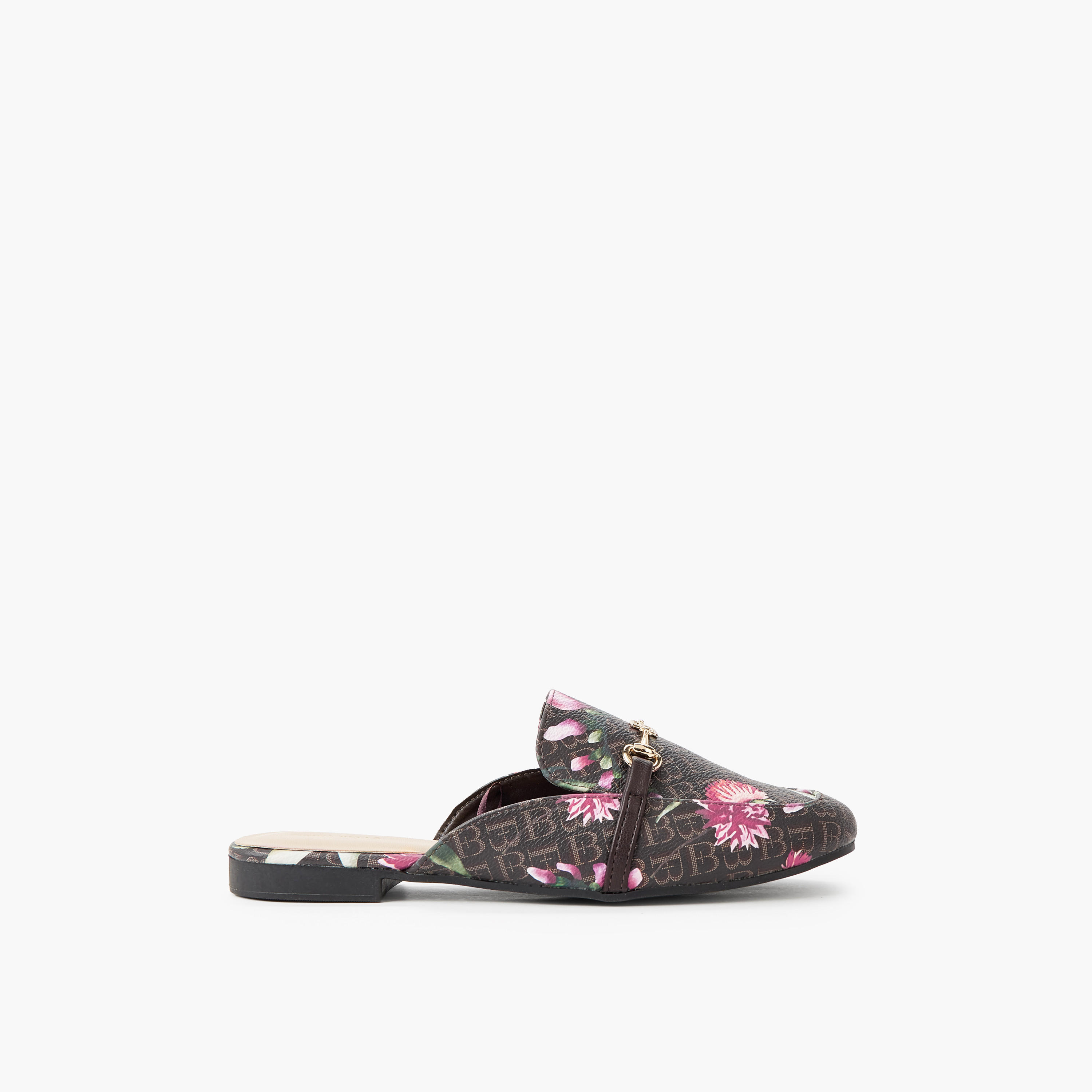 حذاء ميول بطبعات مونوجرام للنساء من فلورا بيلا-women-shoes-flats-mules-image-3
