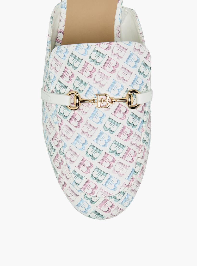 Flora Bella Women Monogram Print Mules-women-shoes-flats-mules-image-4