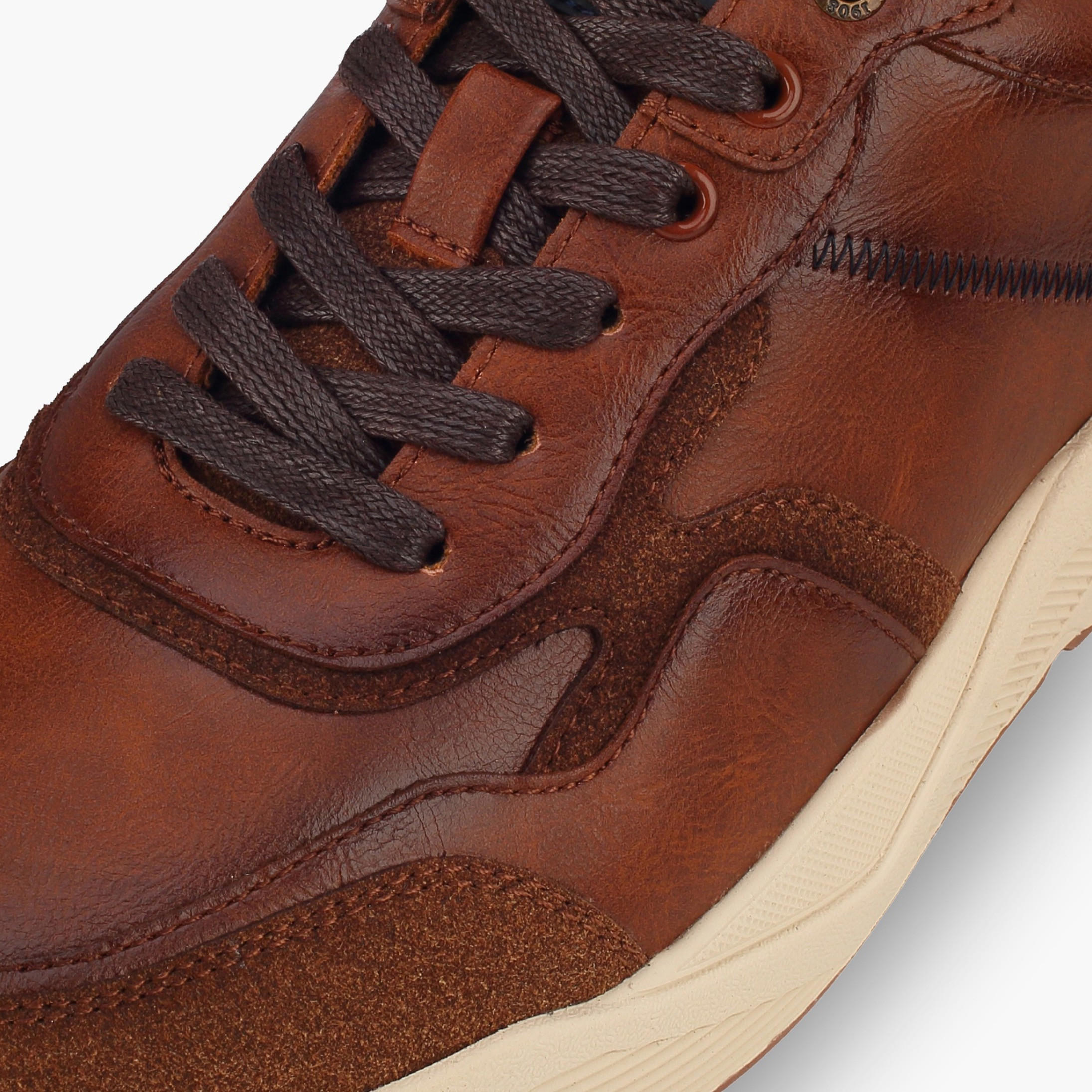 Lee Cooper Men's Panelled Lace-Up Sneakers-men-shoes-sneakers-image-4