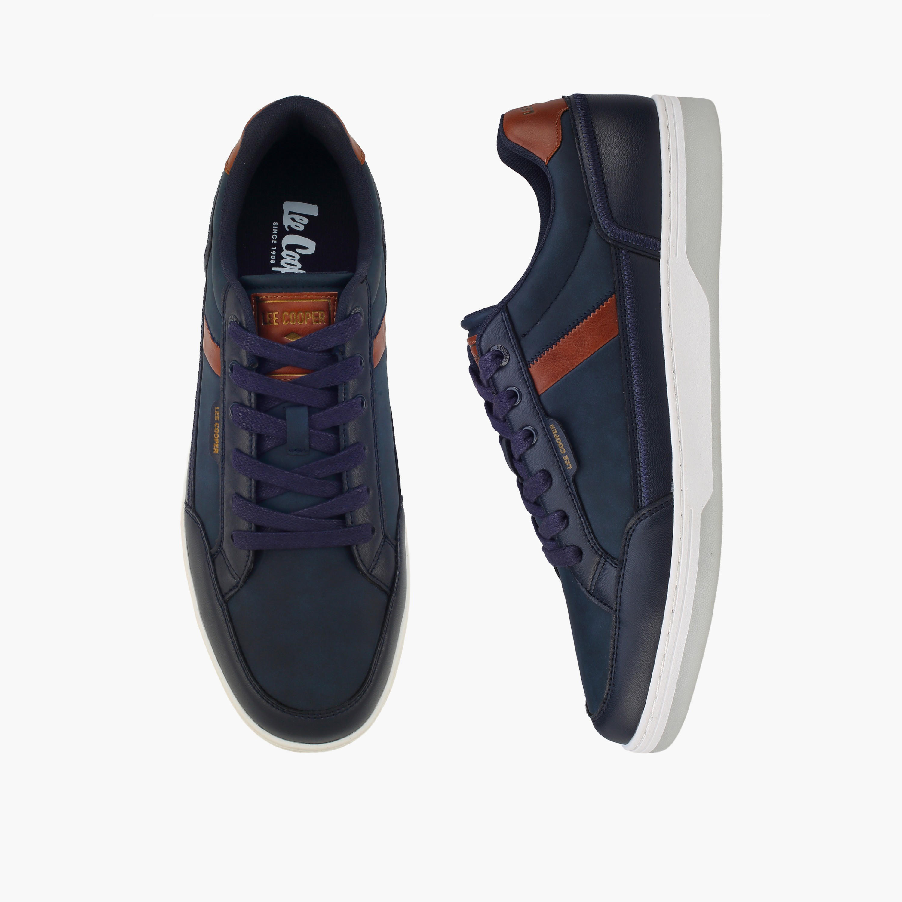 Lee Cooper Men Lace-Up Sneakers-men-shoes-sneakers-image-1