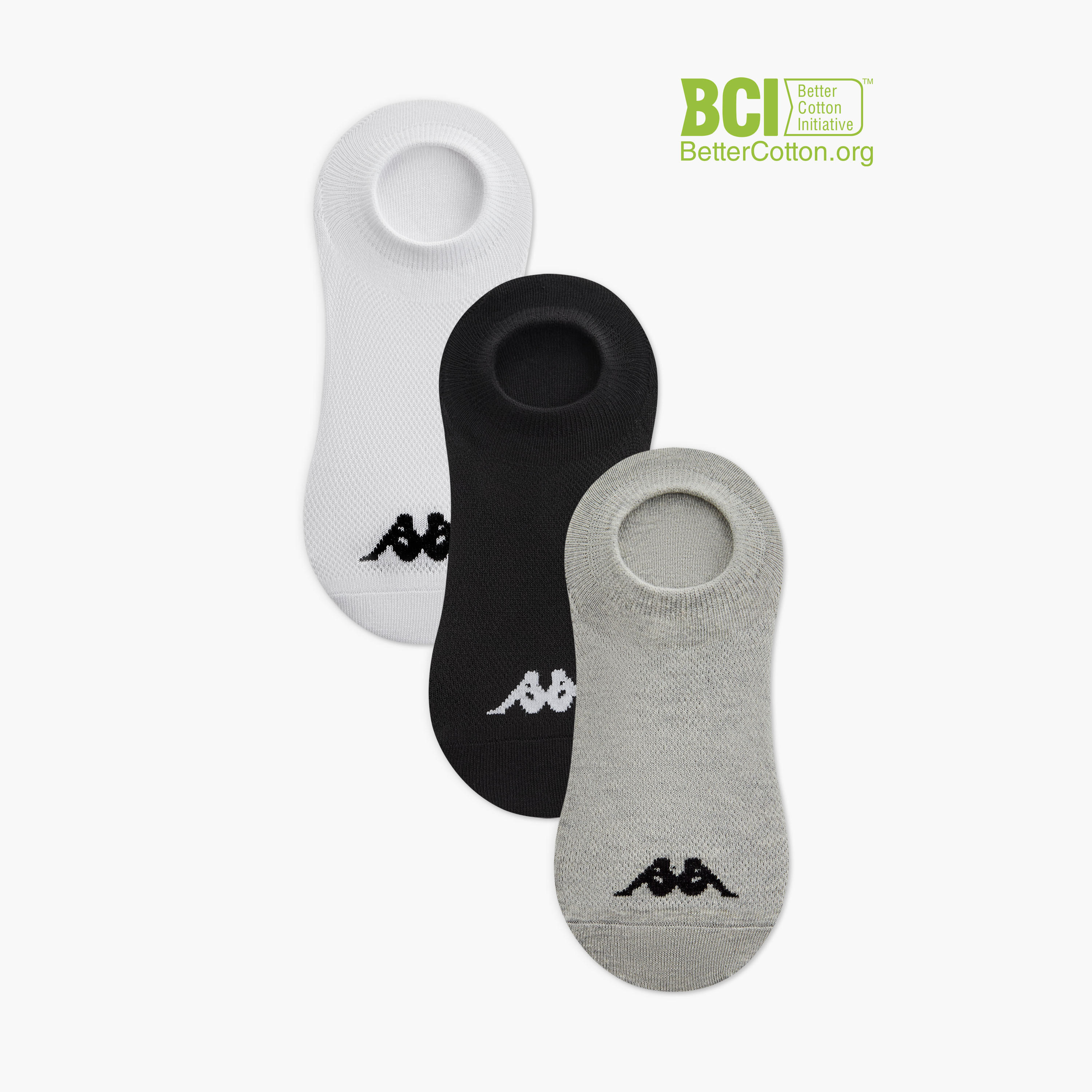 Kappa No Show Sports Socks - Set of 3-men-socks-image-1