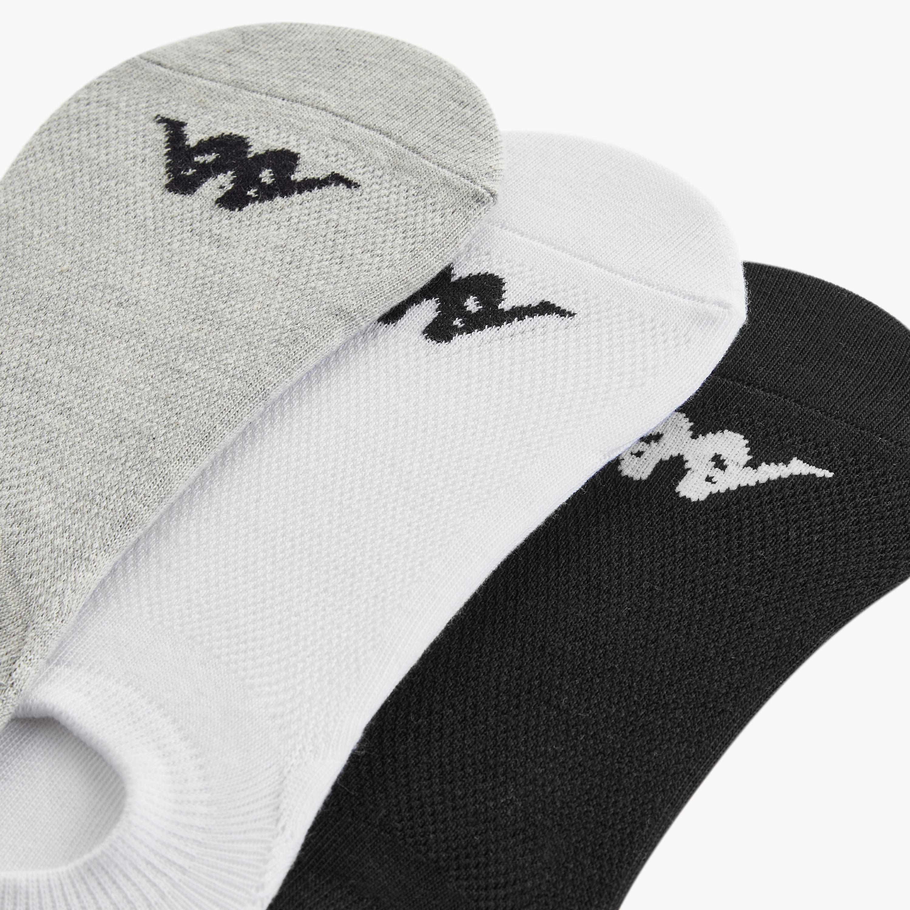 Kappa No Show Sports Socks - Set of 3-men-socks-image-3