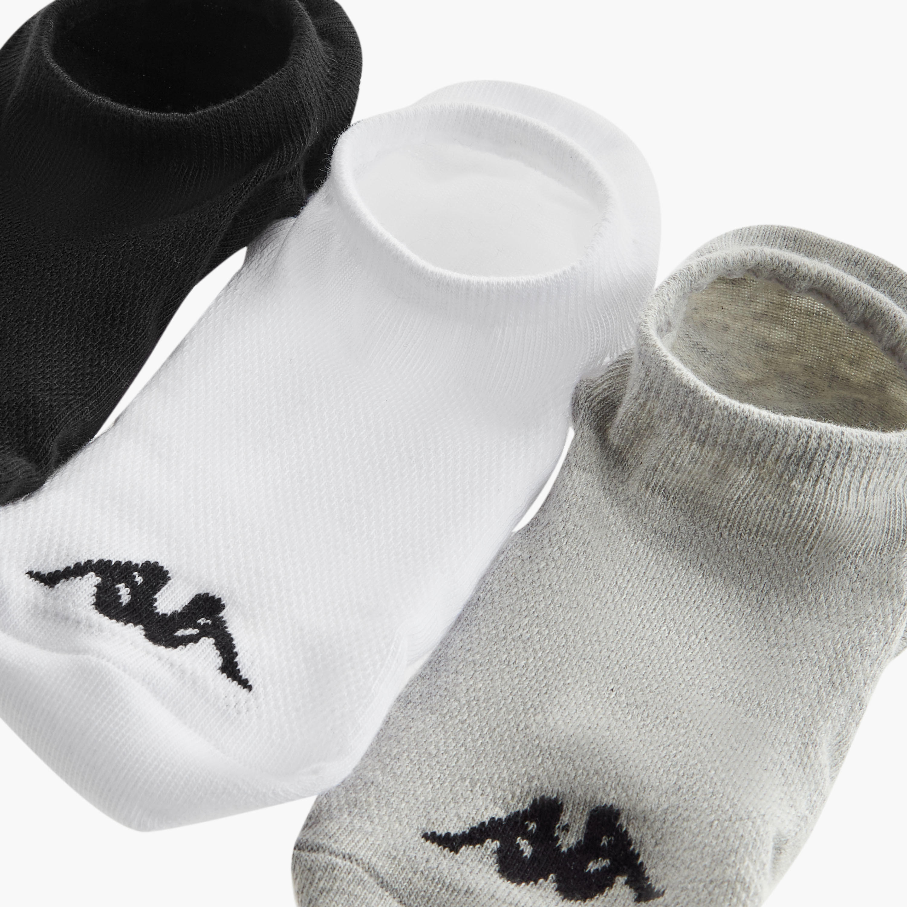 Kappa No Show Sports Socks - Set of 3-men-socks-image-4