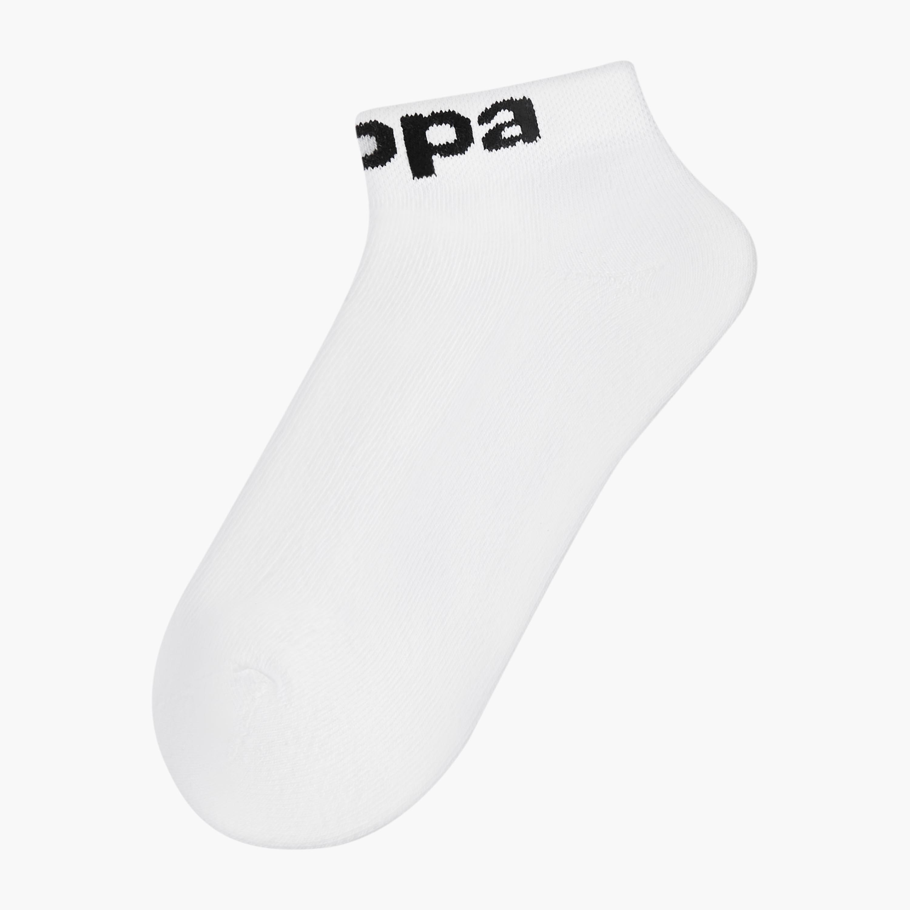 طقم جوارب طول الكاحل 3 أزواج بطبعات شعار من كابا-men-socks-image-2