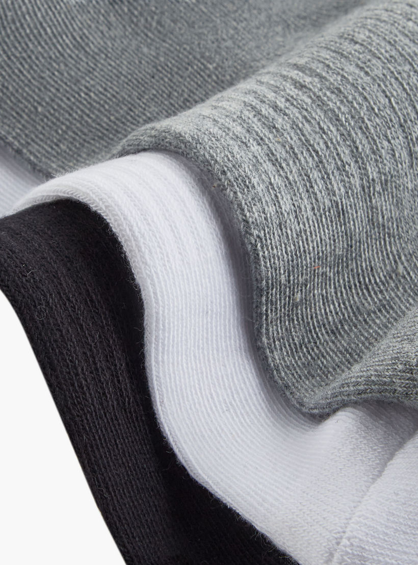 Kappa Printed Ankle Length Cushioned Sports Socks - Set of 3-men-socks-image-4