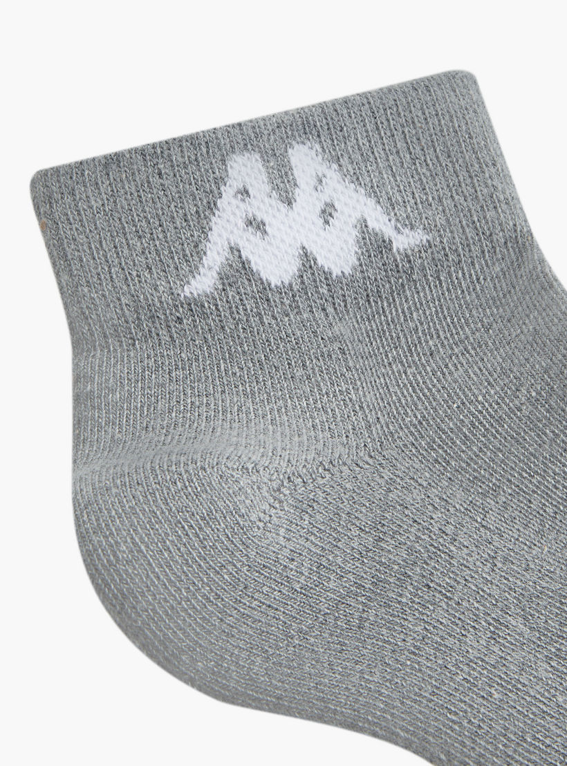 Kappa Printed Ankle Length Cushioned Sports Socks - Set of 3-men-socks-image-5