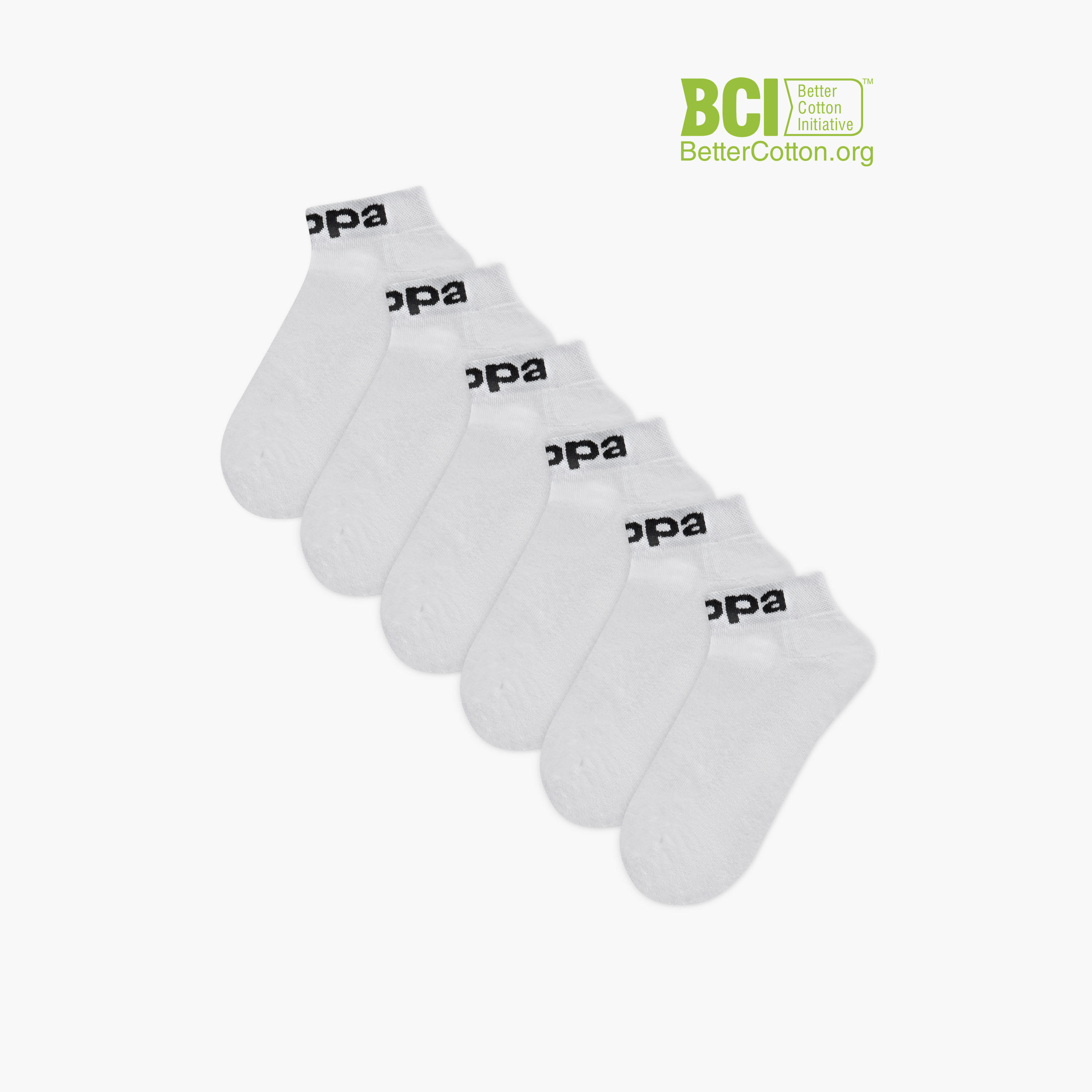 طقم جوارب رياضية موسّدة 6 أزواج بطبعات من كابا-men-socks-image-1