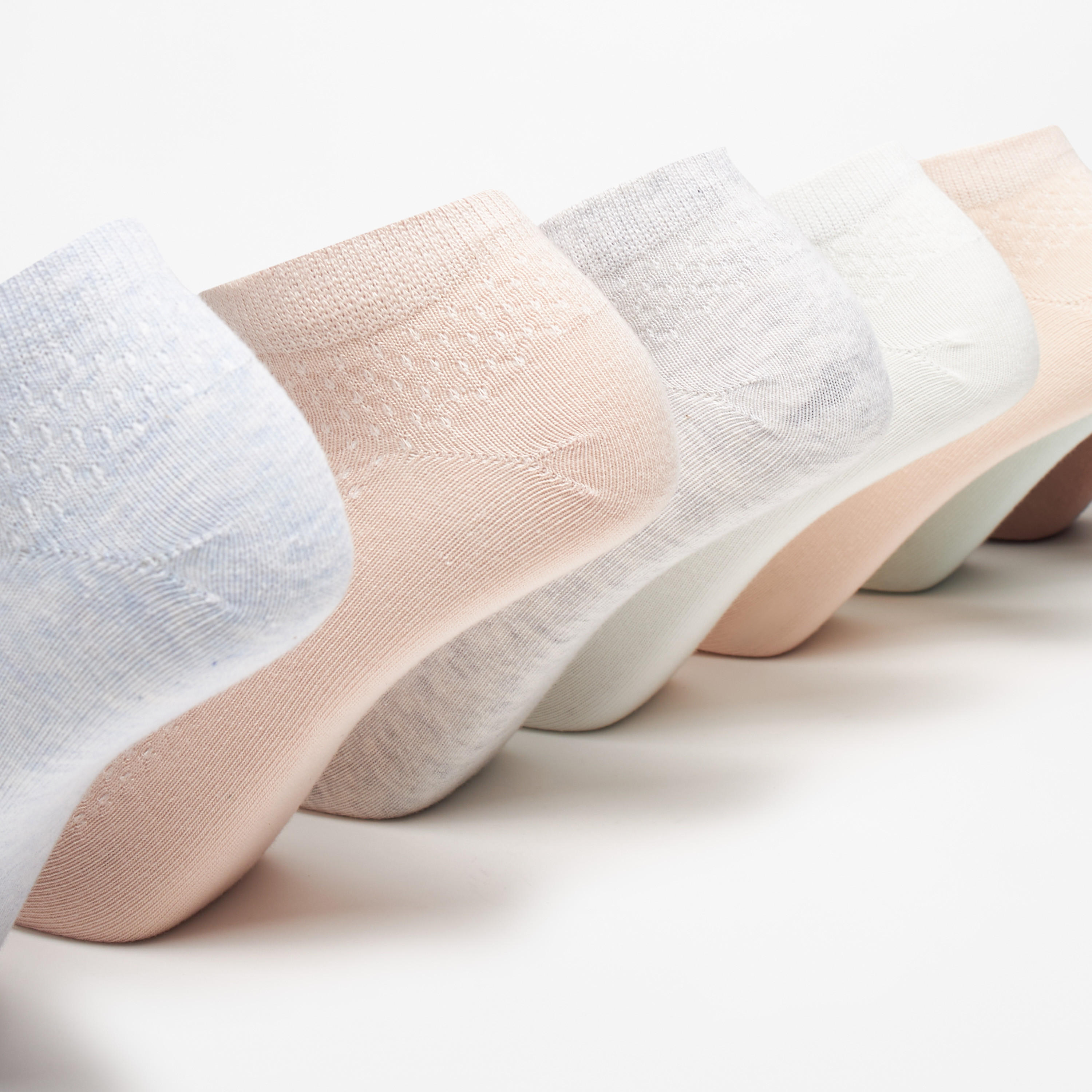 Celeste Textured Ankle Length Socks - Set of 7-women-socksandstockings-image-4