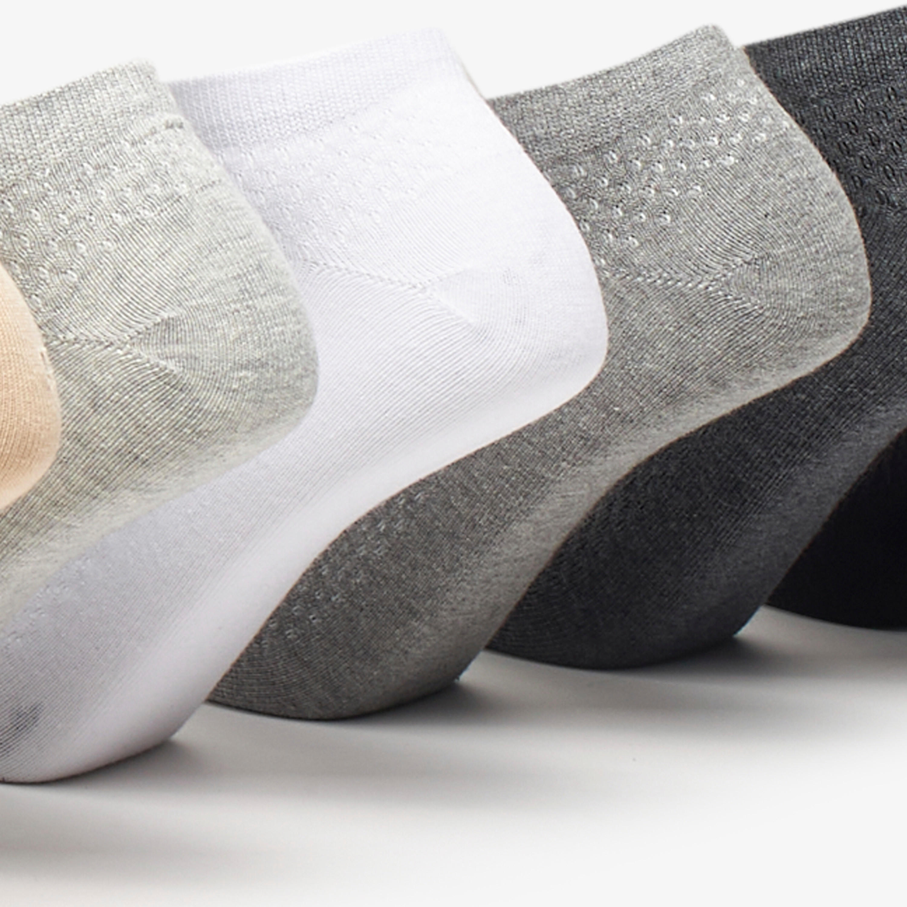 Celeste Solid Ankle Length Socks - Set of 7-women-socksandstockings-image-6