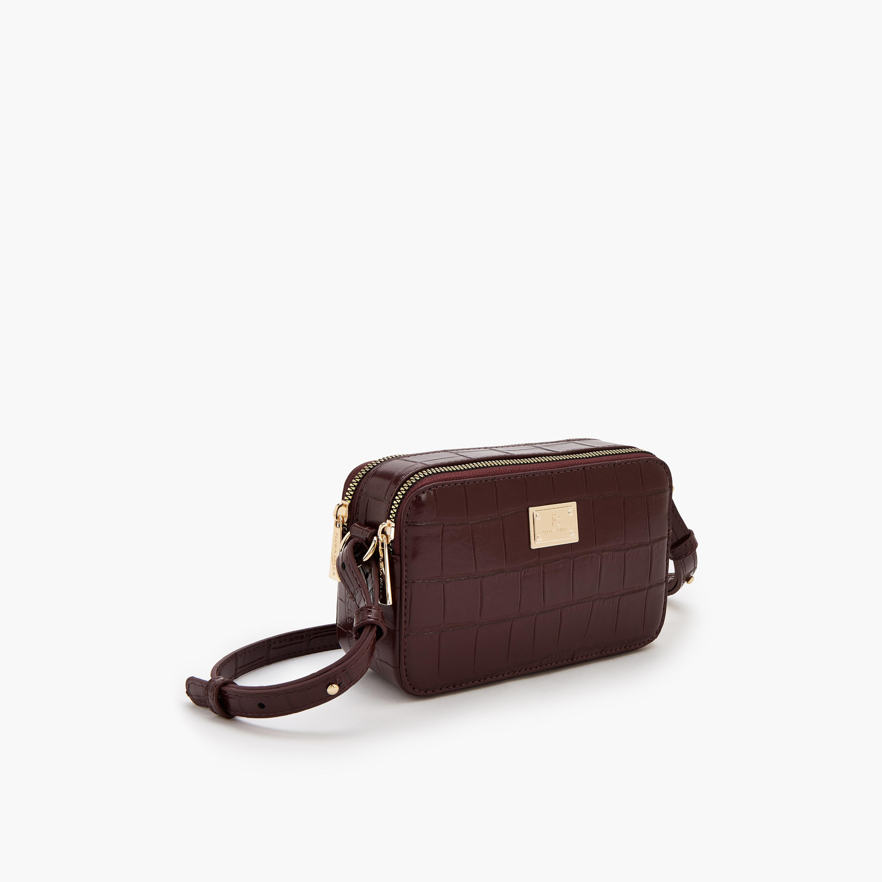 Flora Bella Textured Crossbody Bag with Adjustable Strap-women-bagsandwallets-handbags-image-3