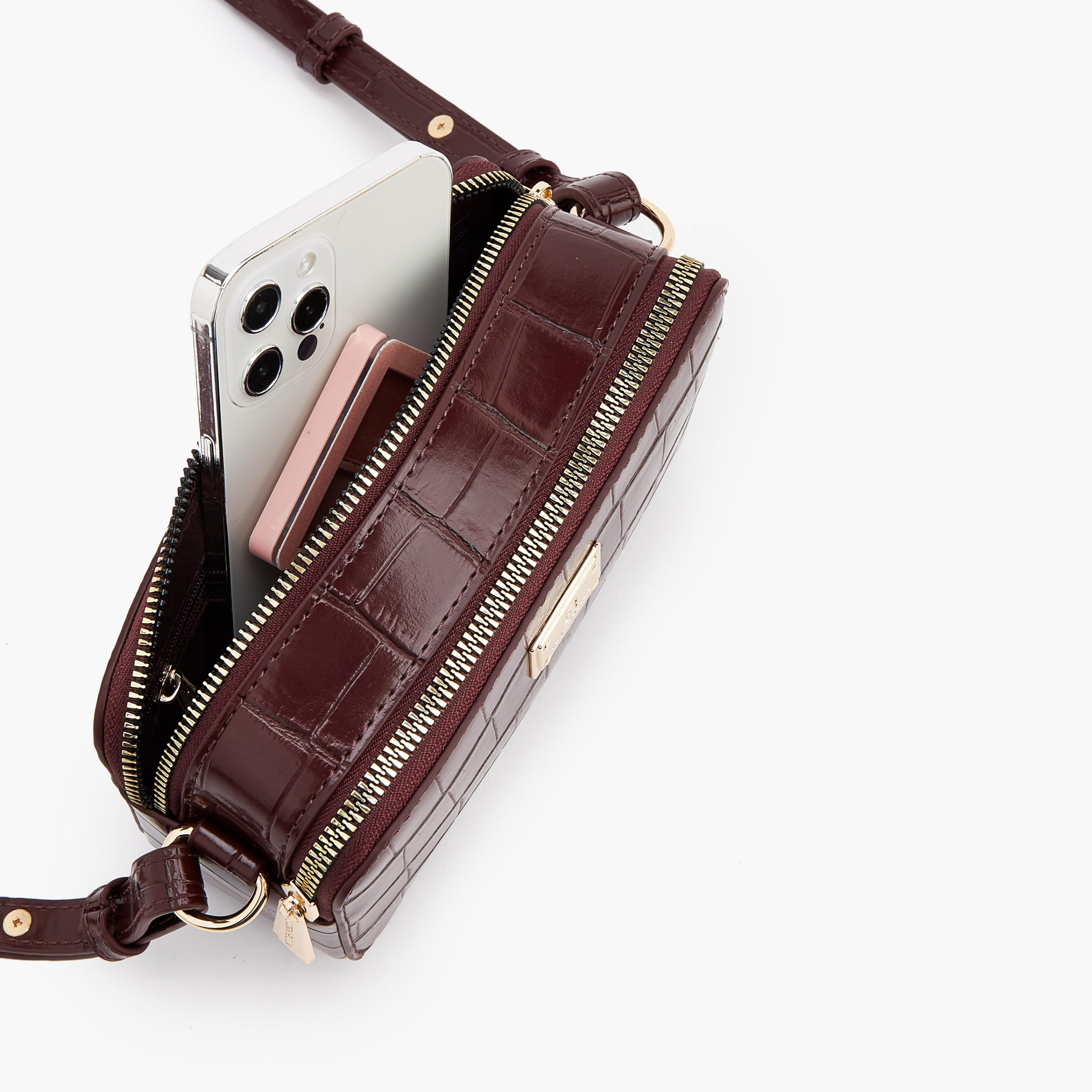Flora Bella Textured Crossbody Bag with Adjustable Strap-women-bagsandwallets-handbags-image-7