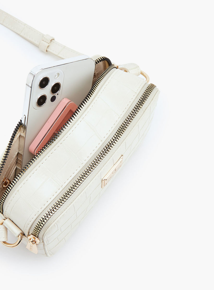 شنطة كروس بودي بارزة الملمس بحزام قابل للتعديل من فلورا بيلا-women-bagsandwallets-handbags-image-7