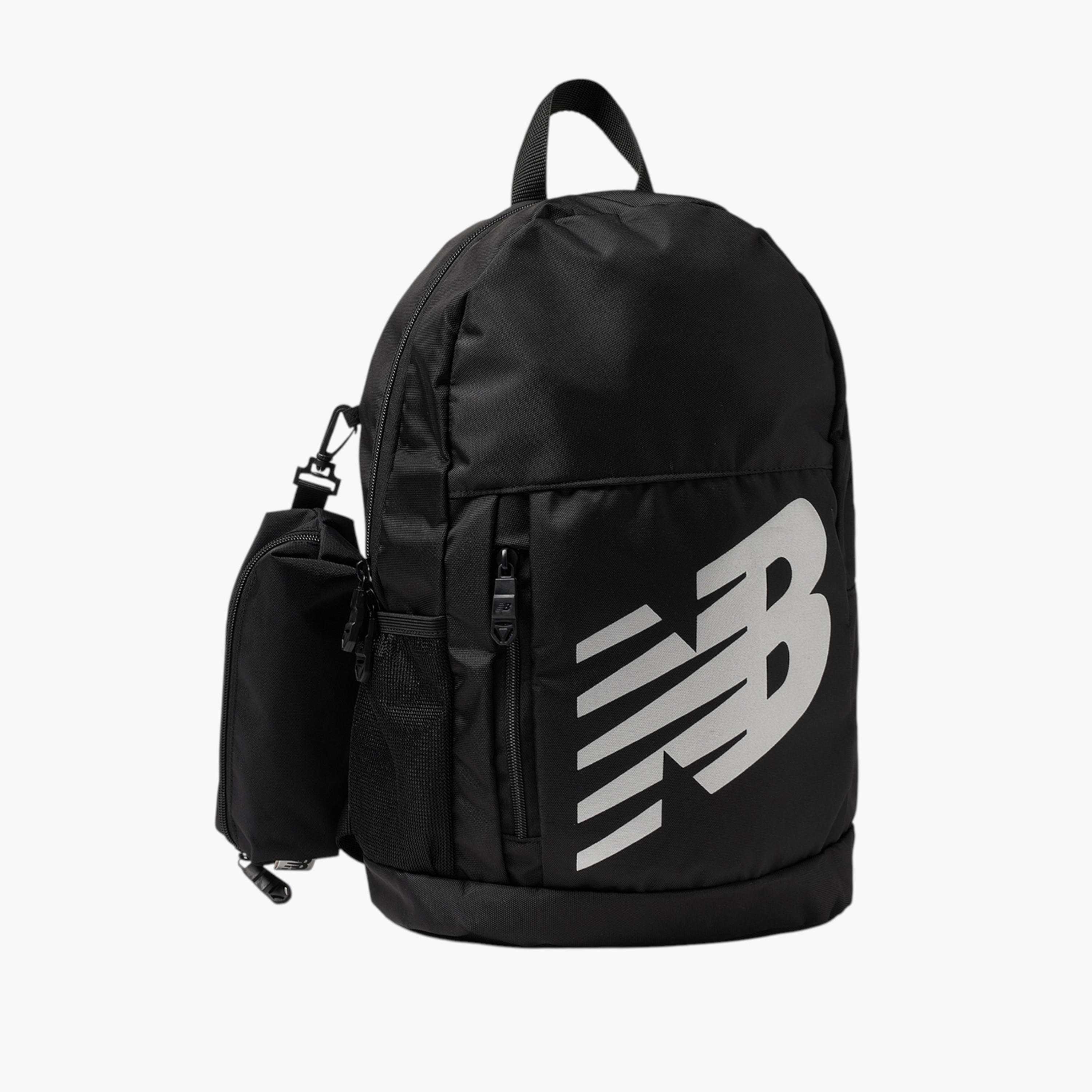 شنطة ظهر مدرسية بطبعات شعار ومقلمة من نيو بالانس - 14x28x43 سم-school-bagsandbackpacks-backpacks-image-1