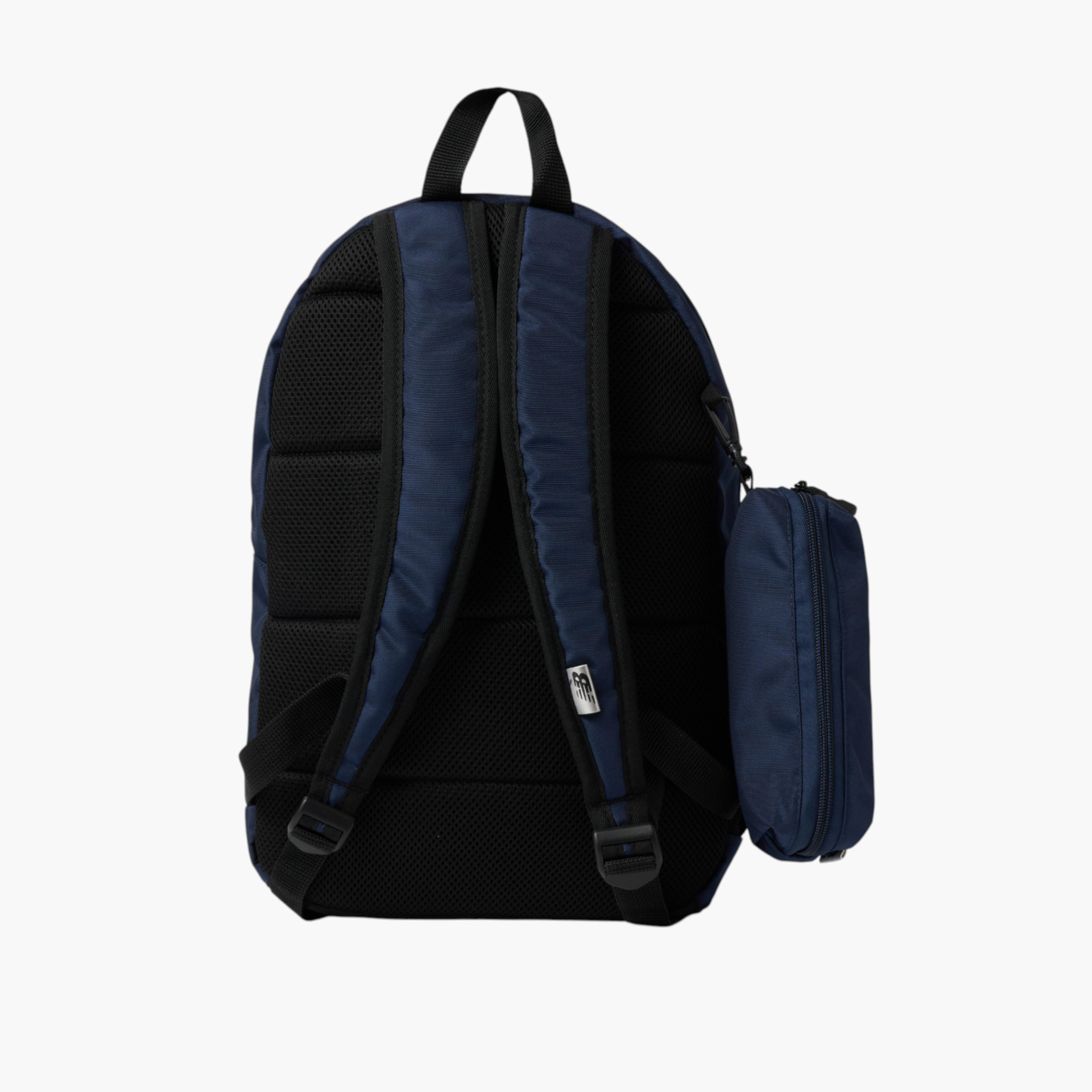 شنطة ظهر مدرسية بطبعات شعار مع مقلمة من نيو بالانس - 14x28x43 سم-boys-accessories-bagsandbackpacks-image-2