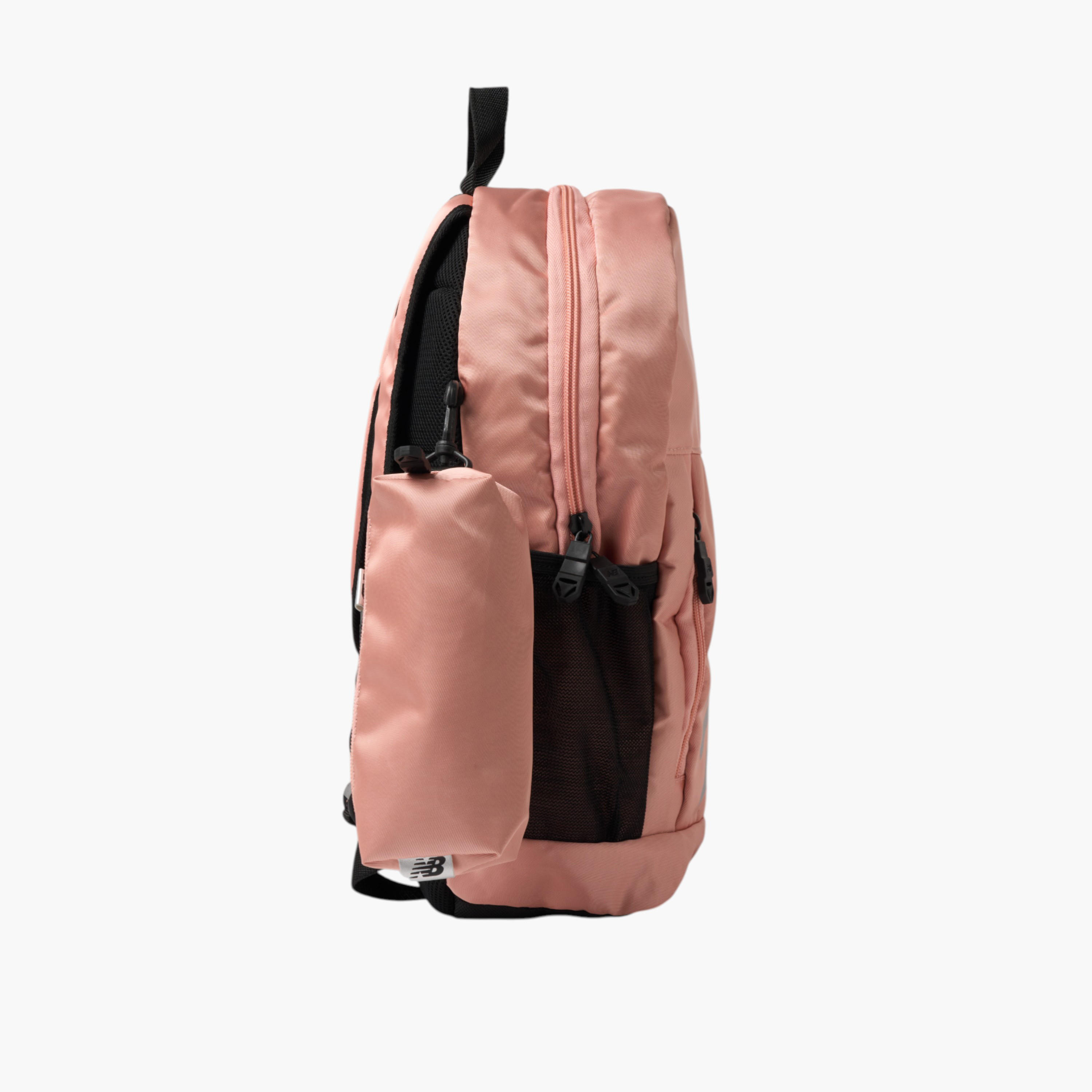 New Balance Logo Print School Backpack with Pencil Pouch - 14x28x43 cm-school-bagsandbackpacks-backpacks-image-2
