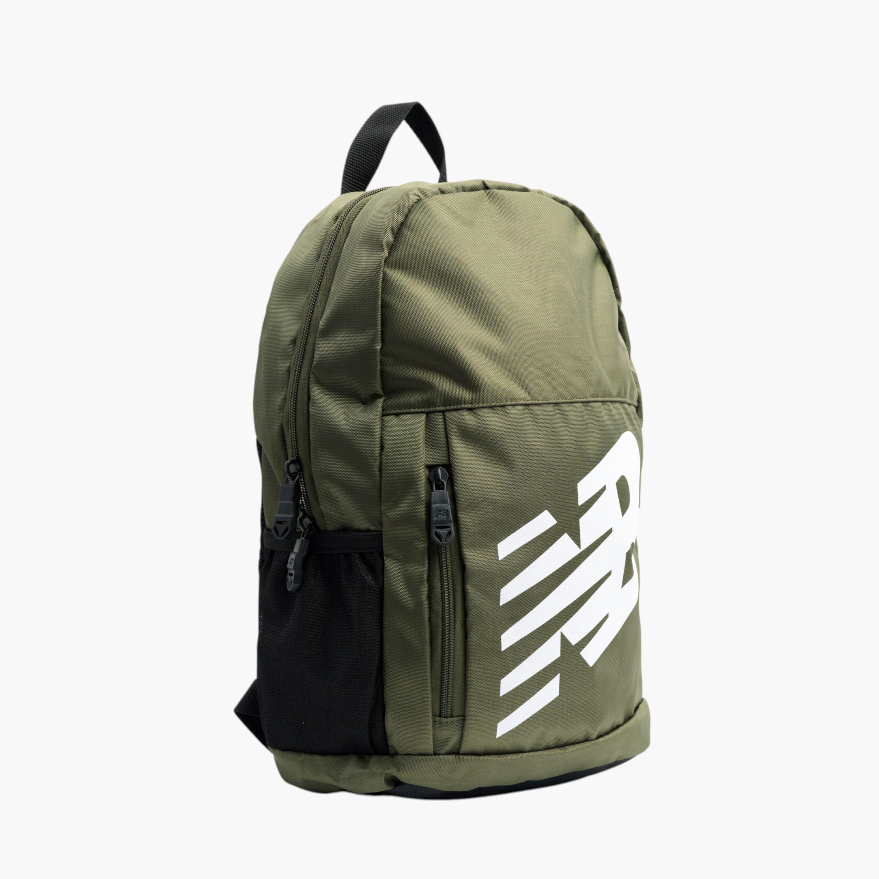 New Balance Logo Print School Backpack with Adjustable Shoulder Straps - 14x28x43 cm-school-bagsandbackpacks-backpacks-image-2