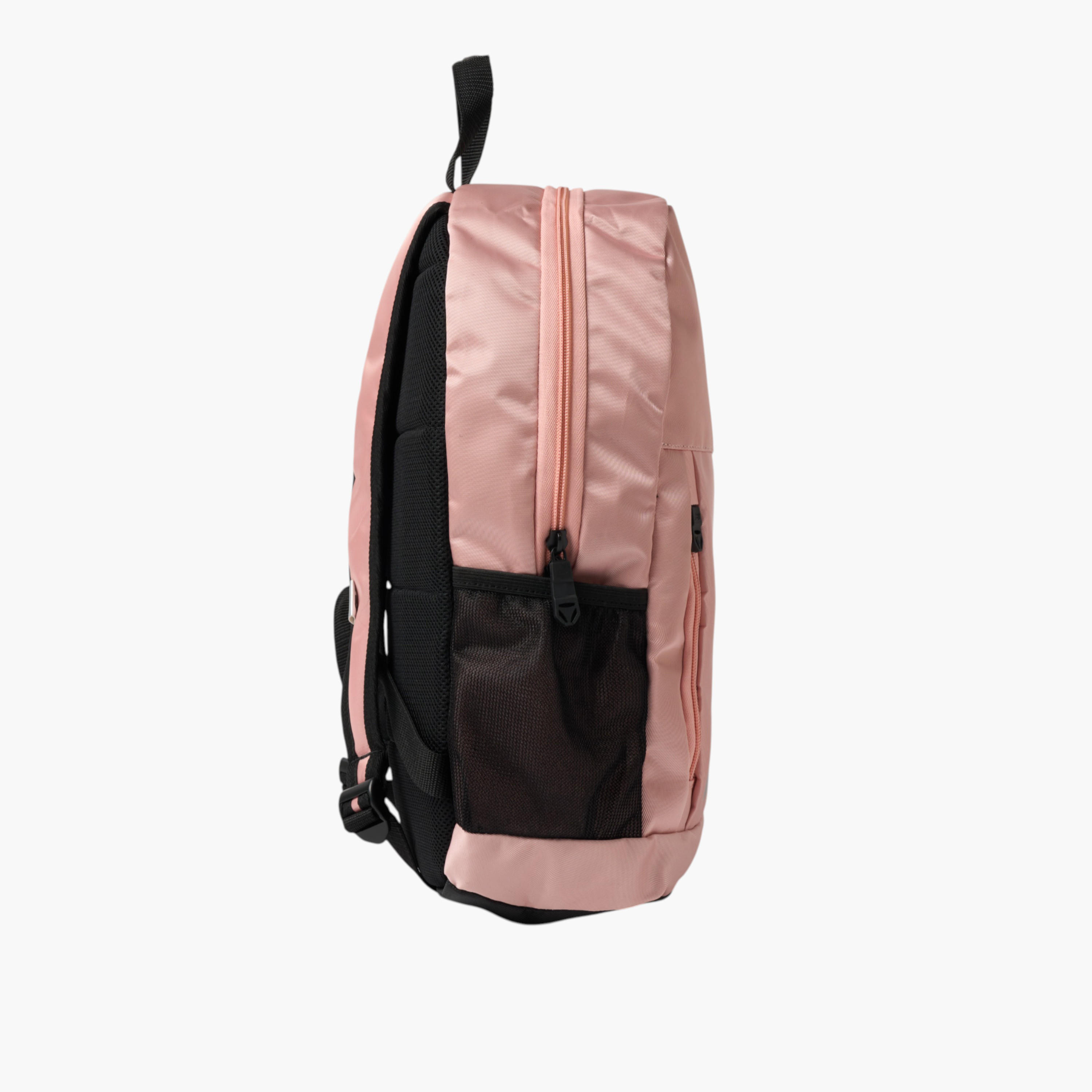 New Balance Logo Print School Backpack with Adjustable Shoulder Straps - 14x28x43 cm-school-bagsandbackpacks-backpacks-image-4