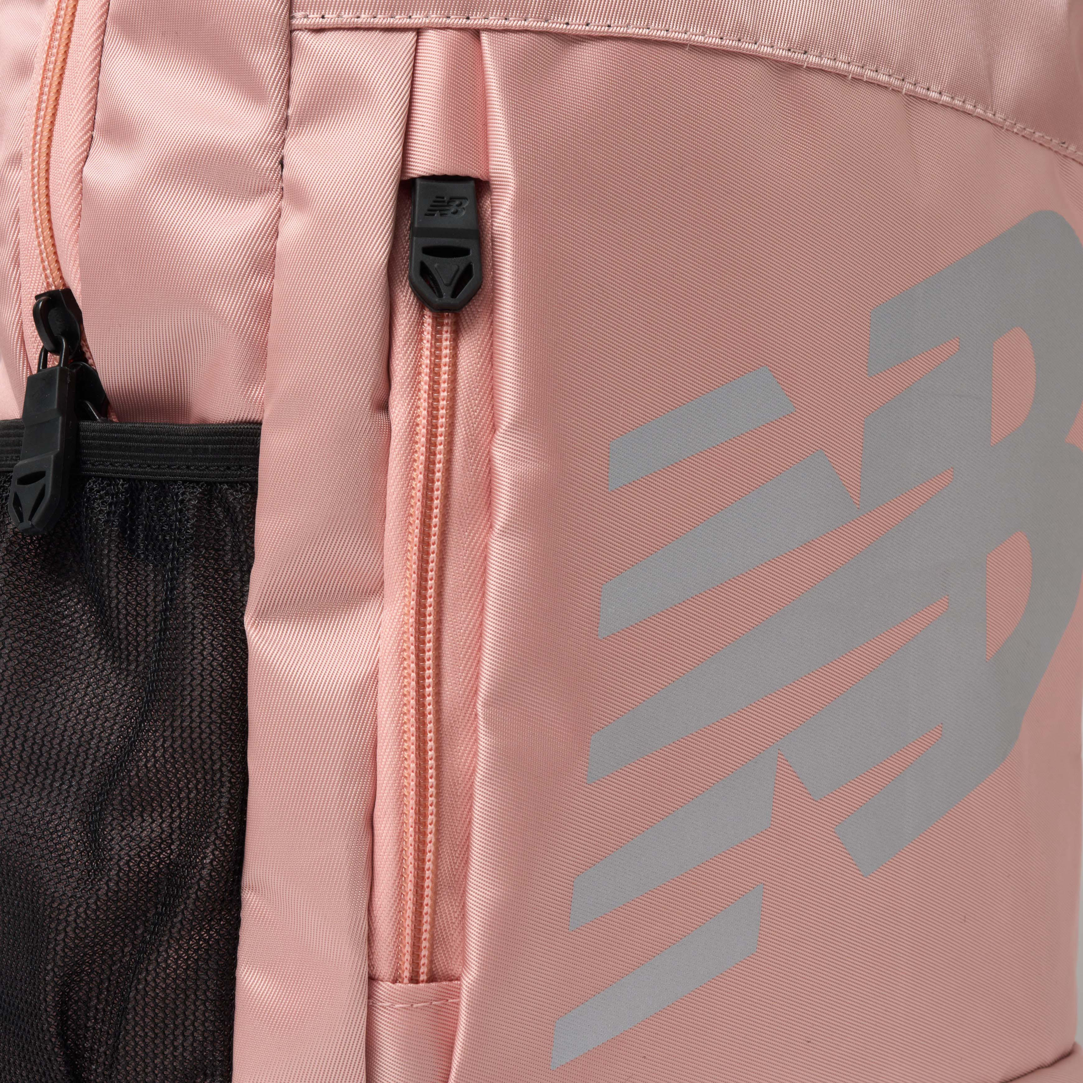 New Balance Logo Print School Backpack with Adjustable Shoulder Straps - 14x28x43 cm-school-bagsandbackpacks-backpacks-image-5