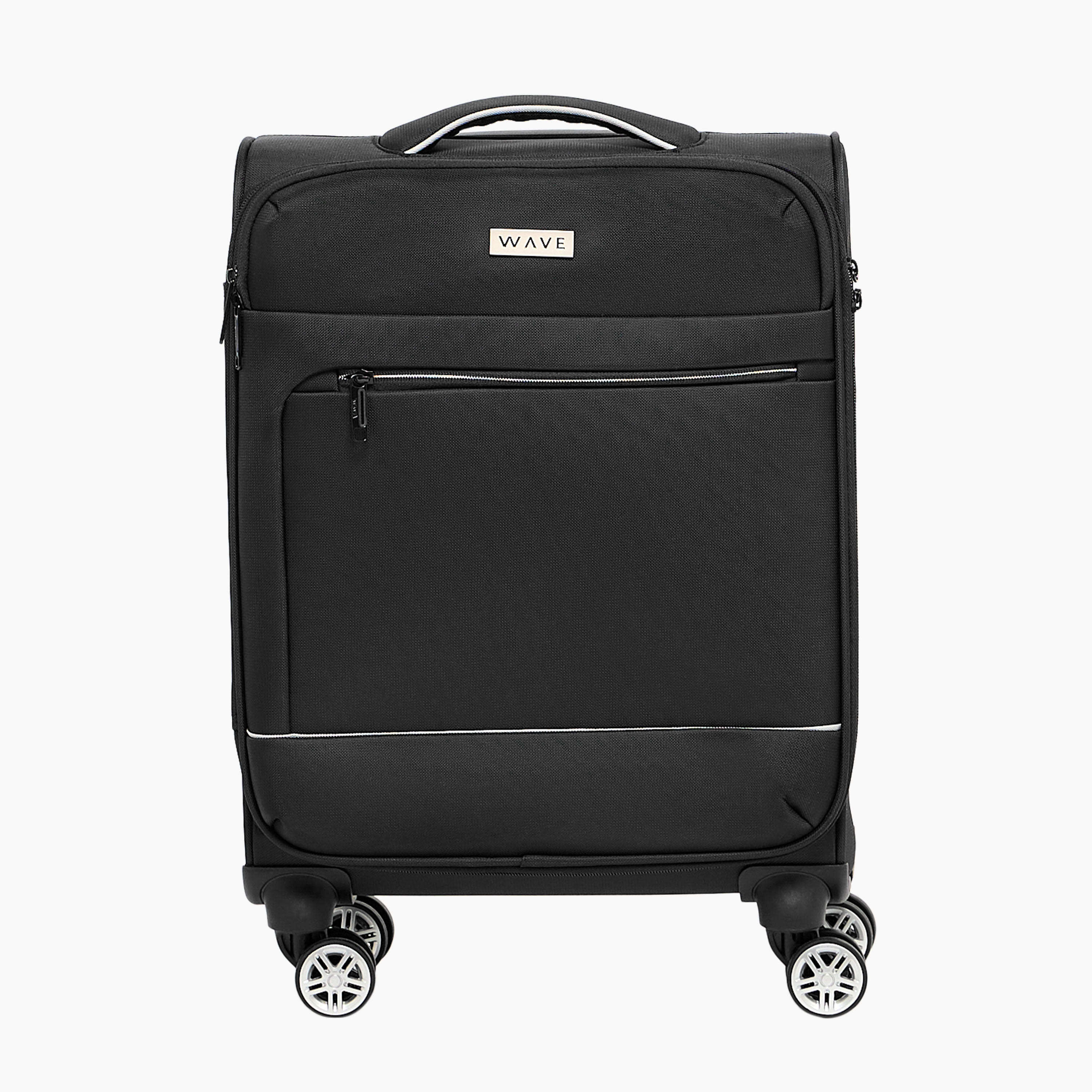 WAVE Solid Softcase Trolley Bag with Retractable Handle-travel-luggagesandbags-luggage-image-3