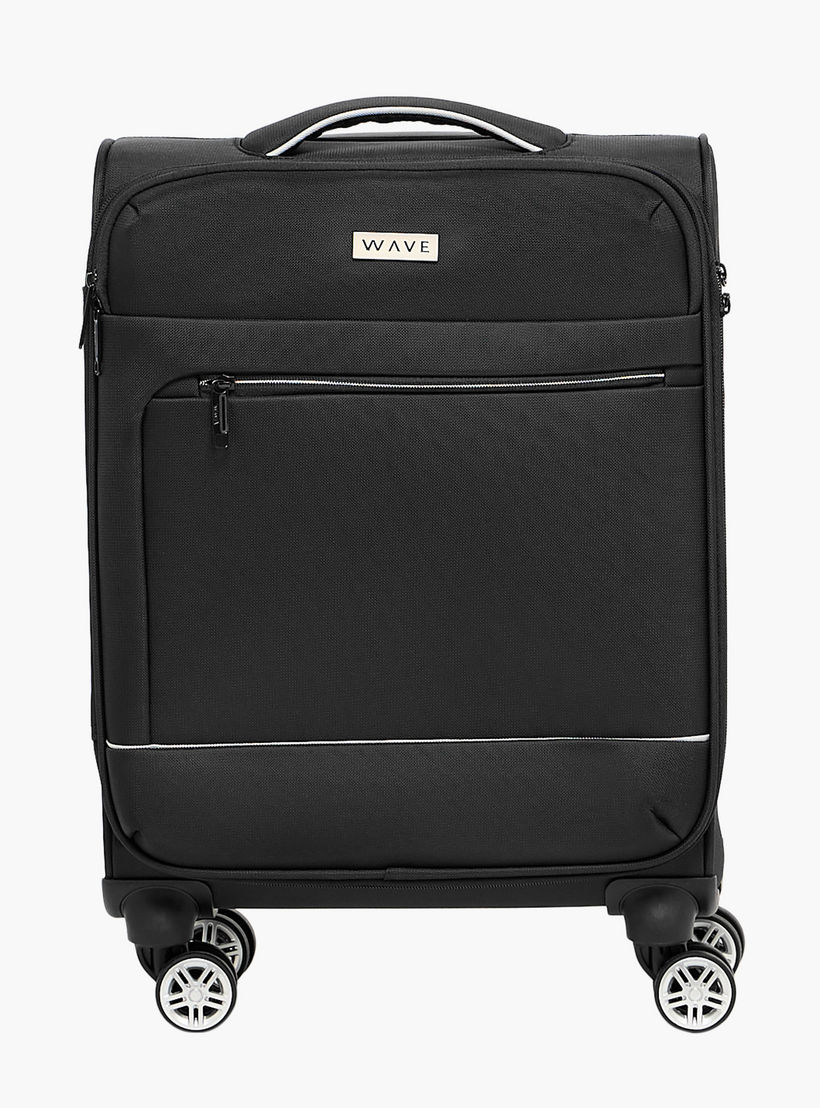 WAVE Solid Softcase Trolley Bag with Retractable Handle-travel-luggagesandbags-luggage-image-3