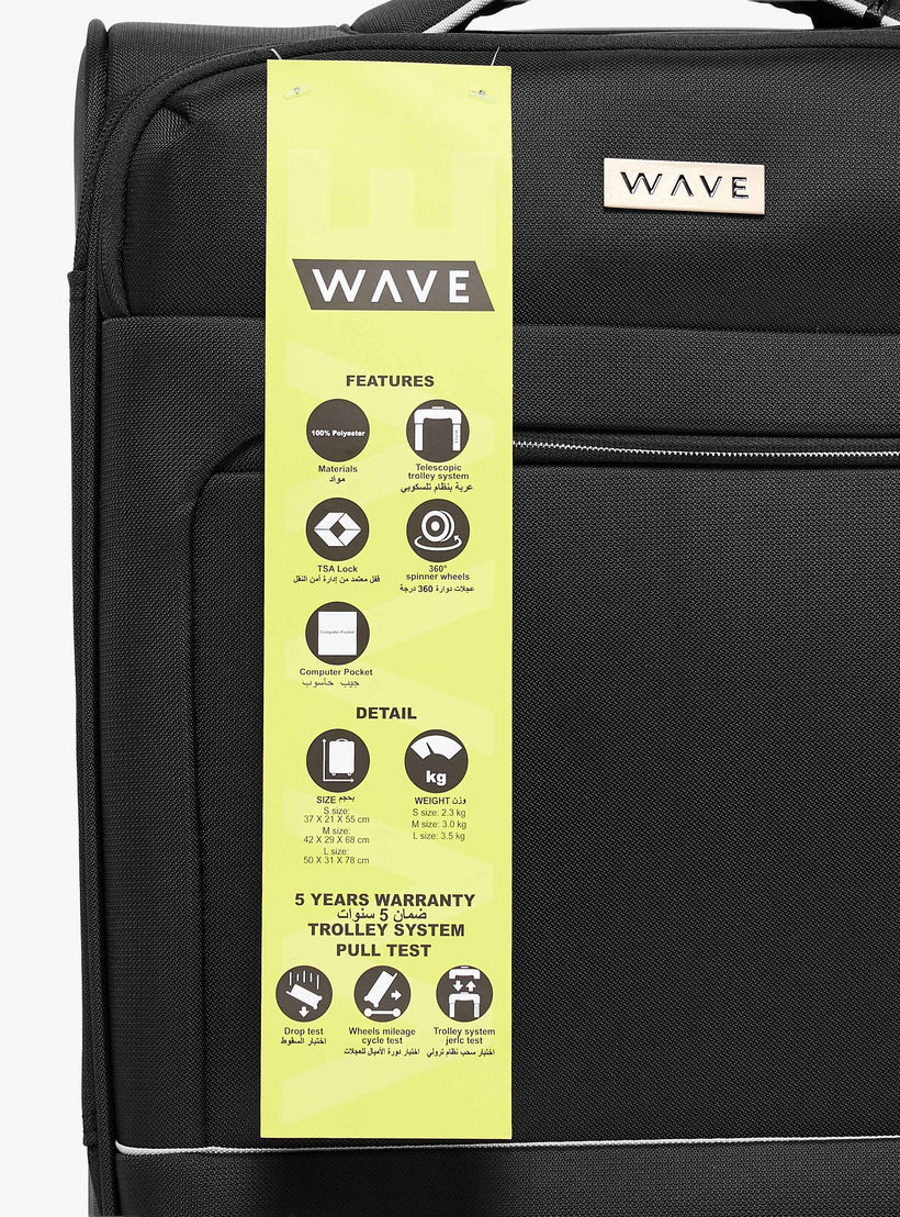 WAVE Solid Softcase Trolley Bag with Retractable Handle-travel-luggagesandbags-luggage-image-9