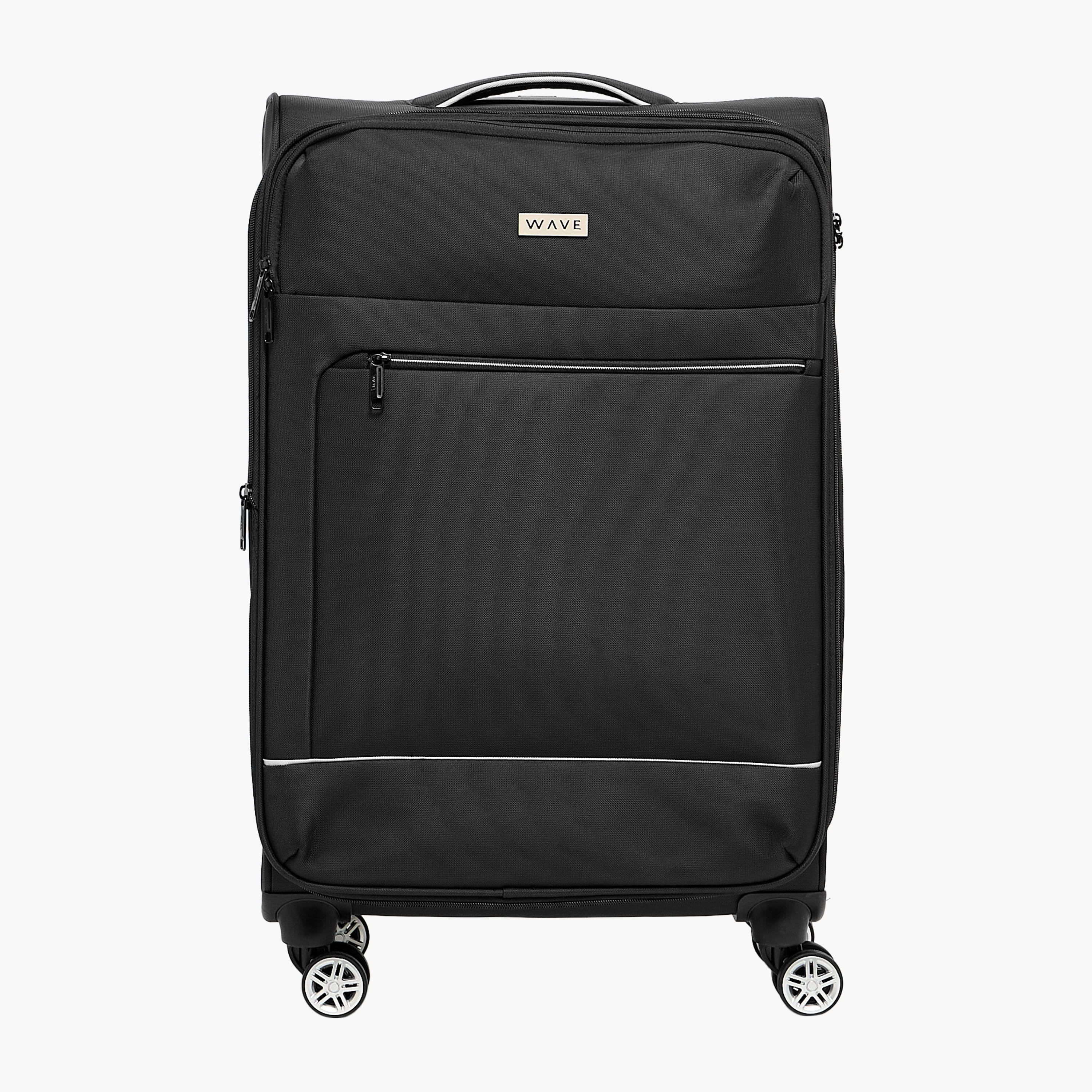 WAVE Solid Softcase Trolley Bag with Retractable Handle-travel-luggagesandbags-luggage-image-3