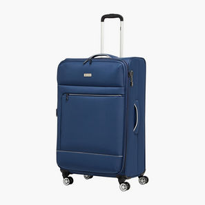 WAVE Solid Softcase Trolley Bag with Retractable Handle-travel-luggagesandbags-image-1