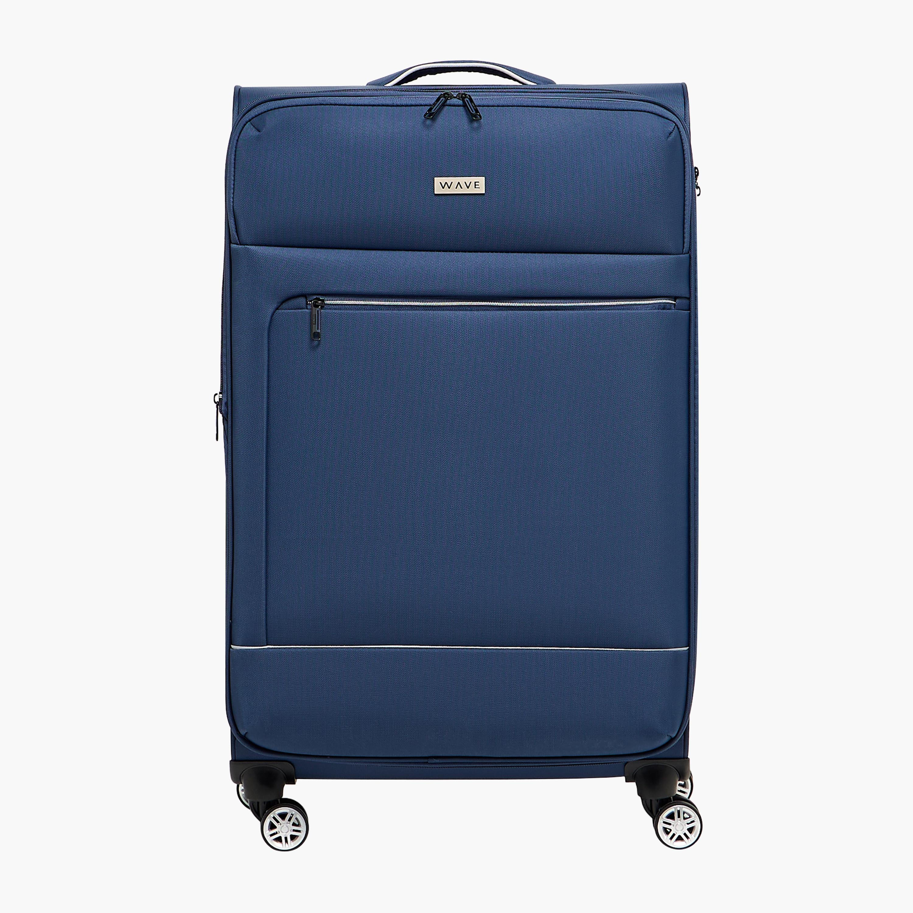WAVE Solid Softcase Trolley Bag with Retractable Handle-travel-luggagesandbags-luggage-image-3
