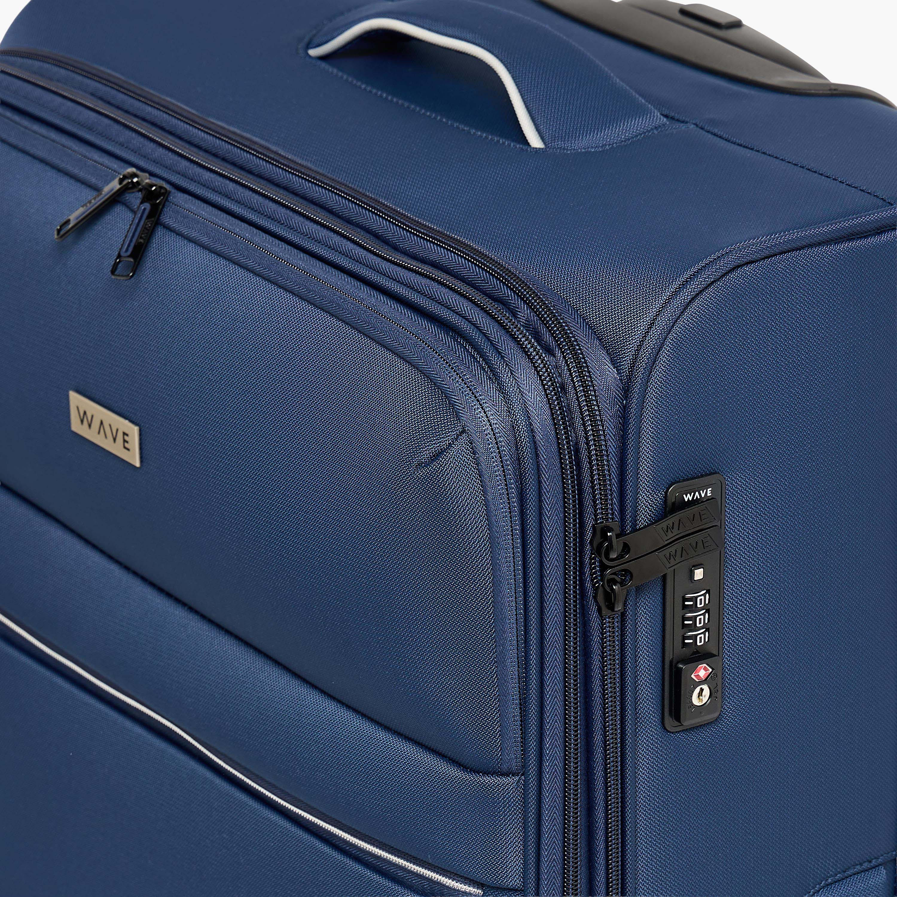 WAVE Solid Softcase Trolley Bag with Retractable Handle-travel-luggagesandbags-luggage-image-5