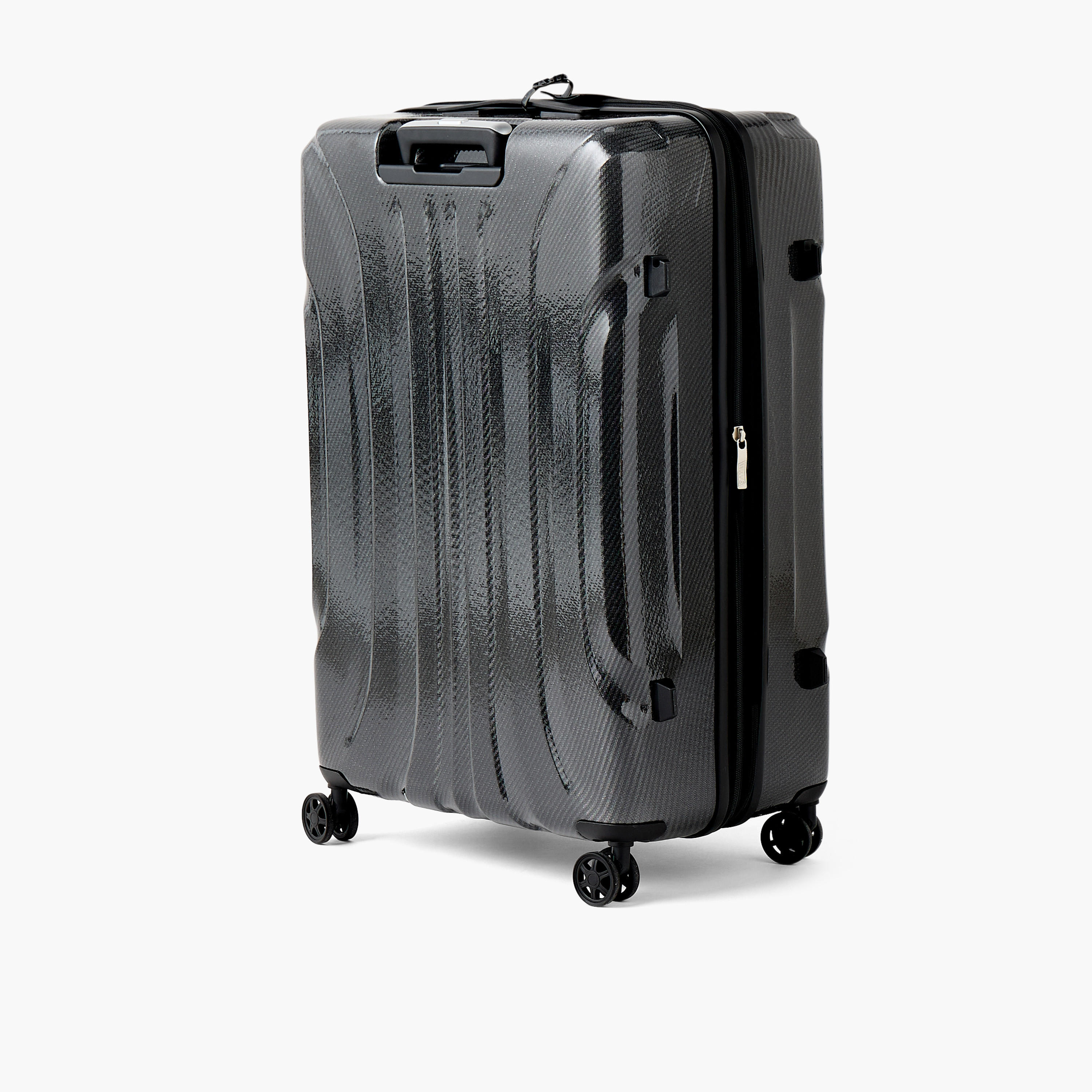 WAVE Textured Hardcase Luggage Trolley with Retractable Handle - 28 inches Check-in Bag-travel-luggagesandbags-luggage-image-3