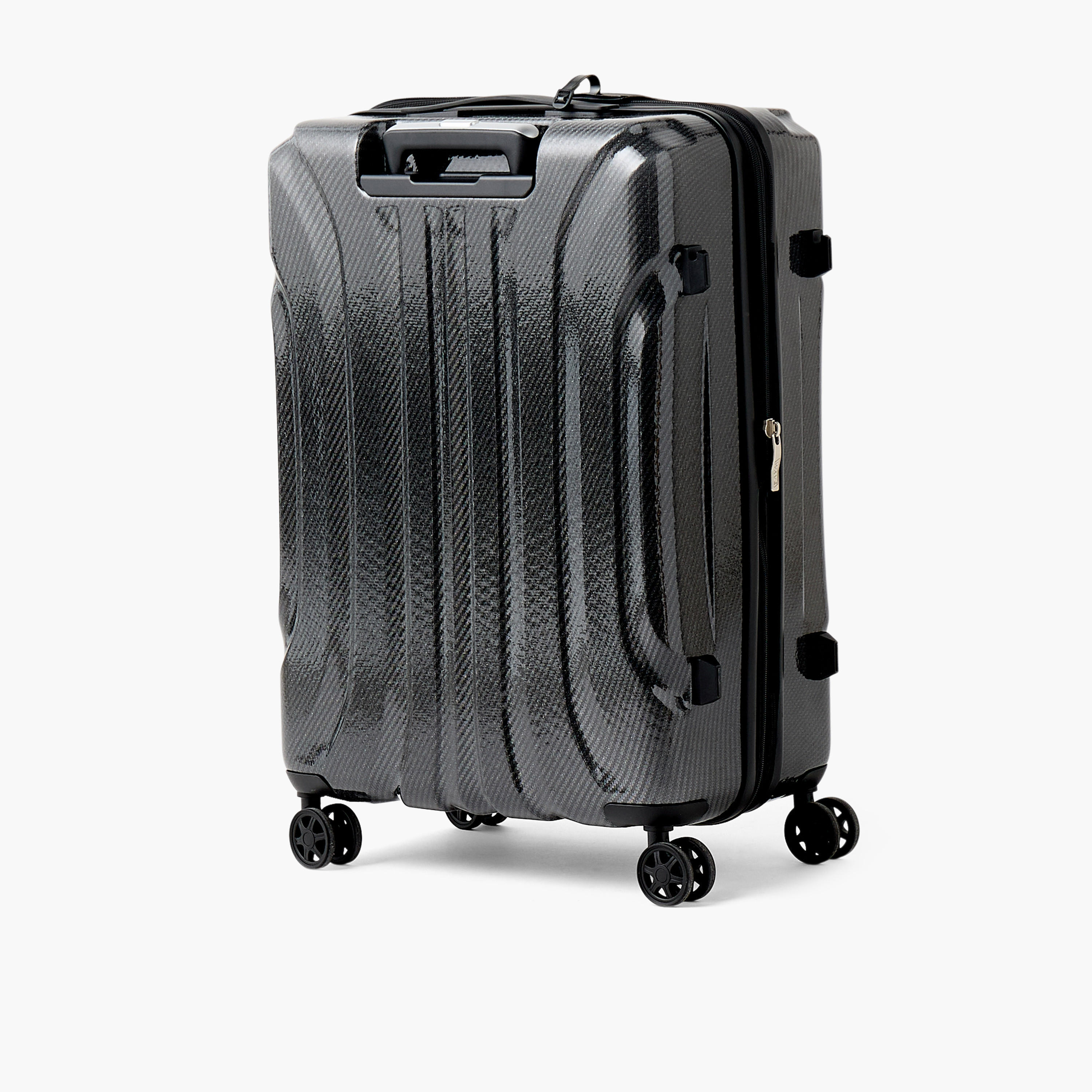 WAVE Textured Trolley Bag with Retractable Handle - 24 inches Check-In Bag-travel-luggagesandbags-luggage-image-3